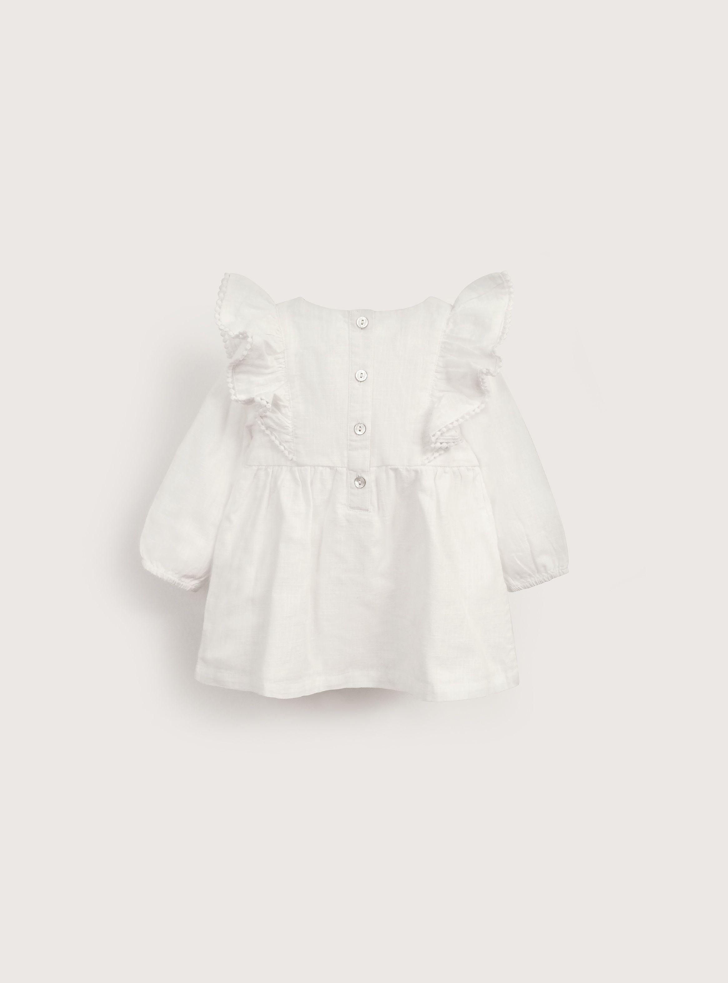 Vestido Niña Blanco 39836 Opaline-1