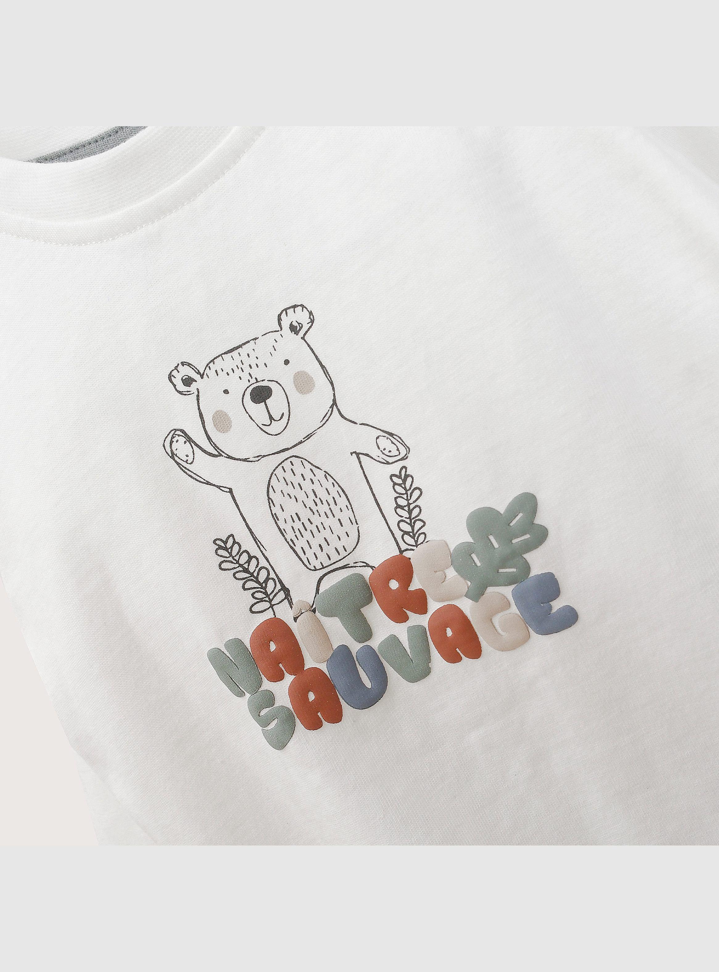 Polera Infant Niño Blanca-3