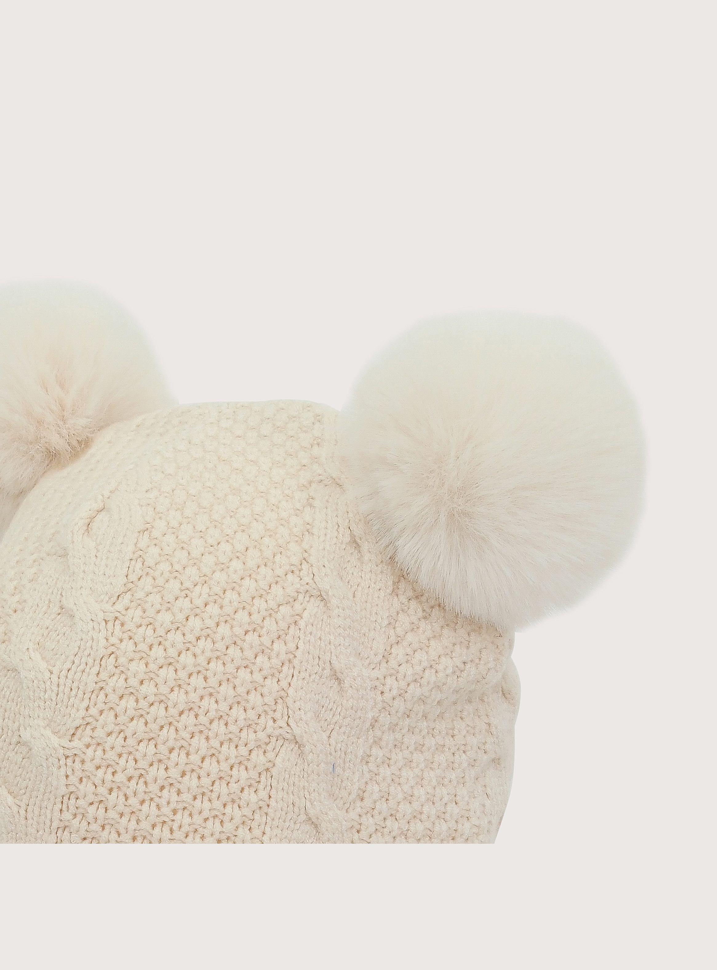 Gorro Bebe Blanco Niña Opaline-2