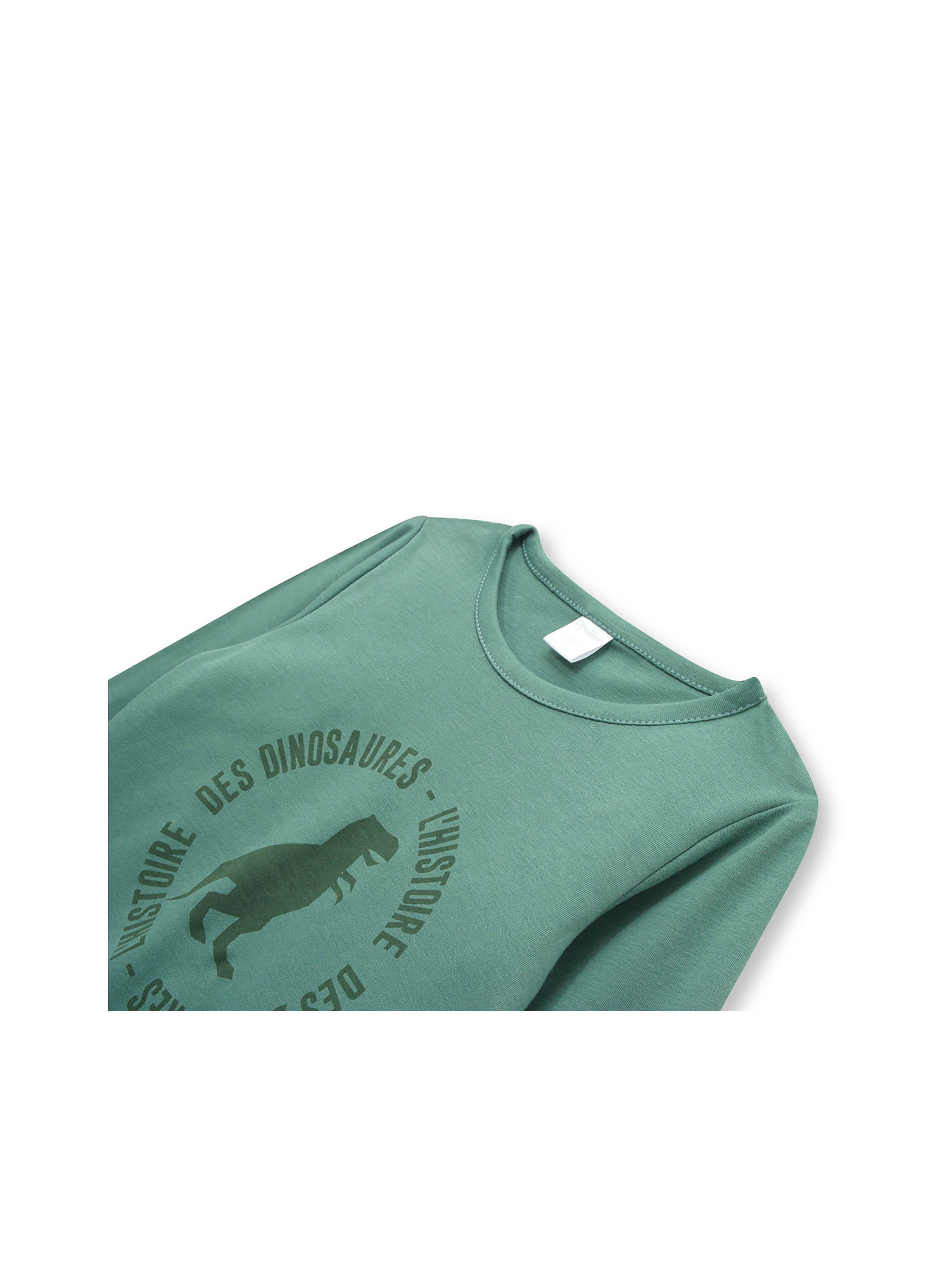 Pijama Niño Verde Militar (6M a 4A) OPALINE-3