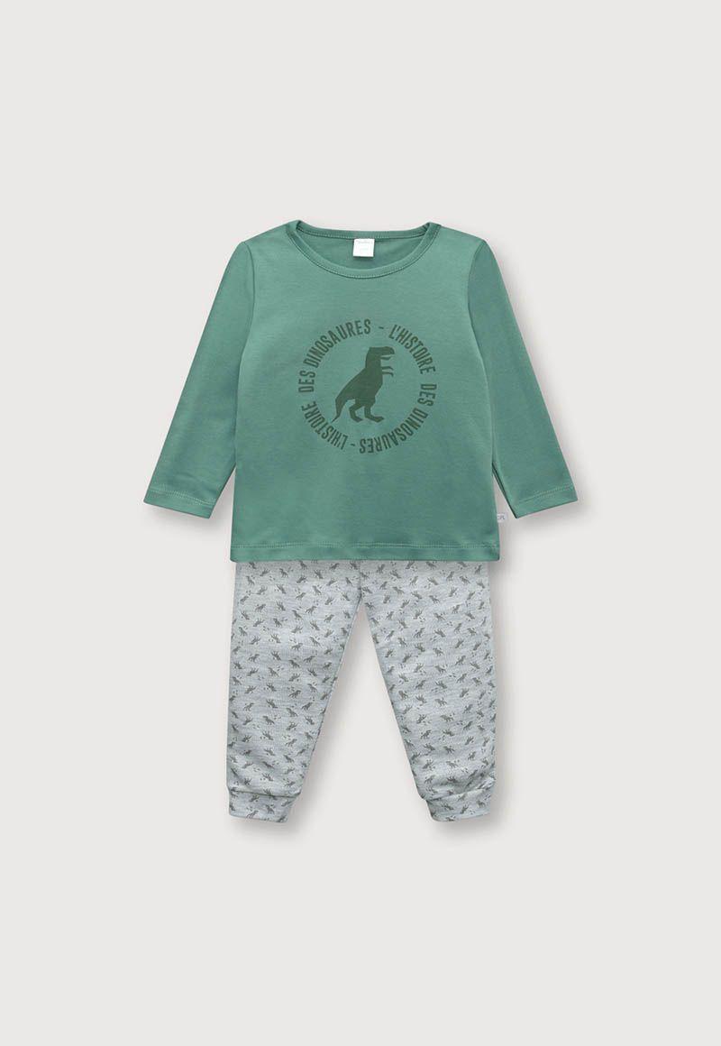 Pijama Niño Verde Militar (6M a 4A) OPALINE-4