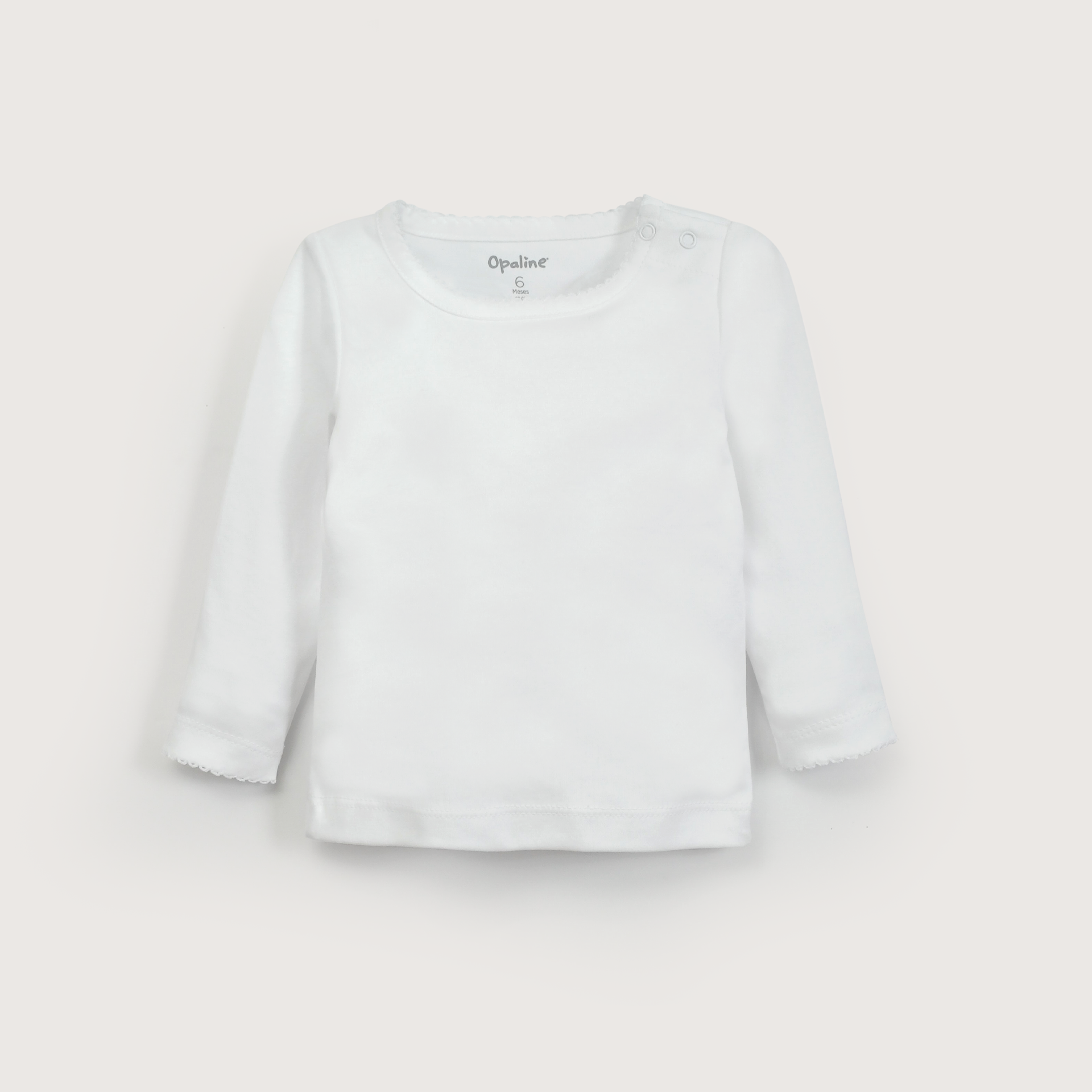 Camiseta ajuar blanco unisex-2