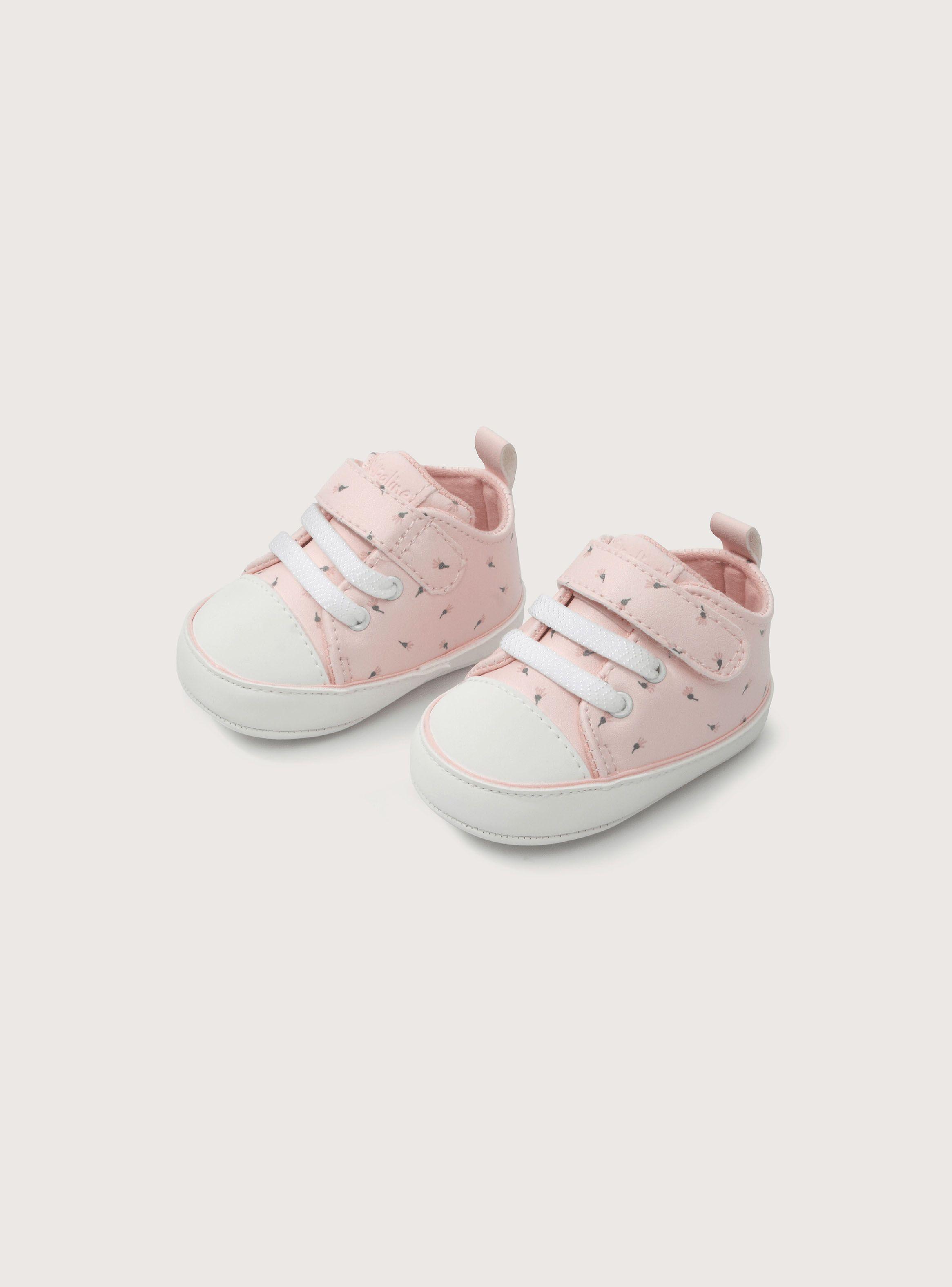Zapatilla Rosada de Bebé Niña-0