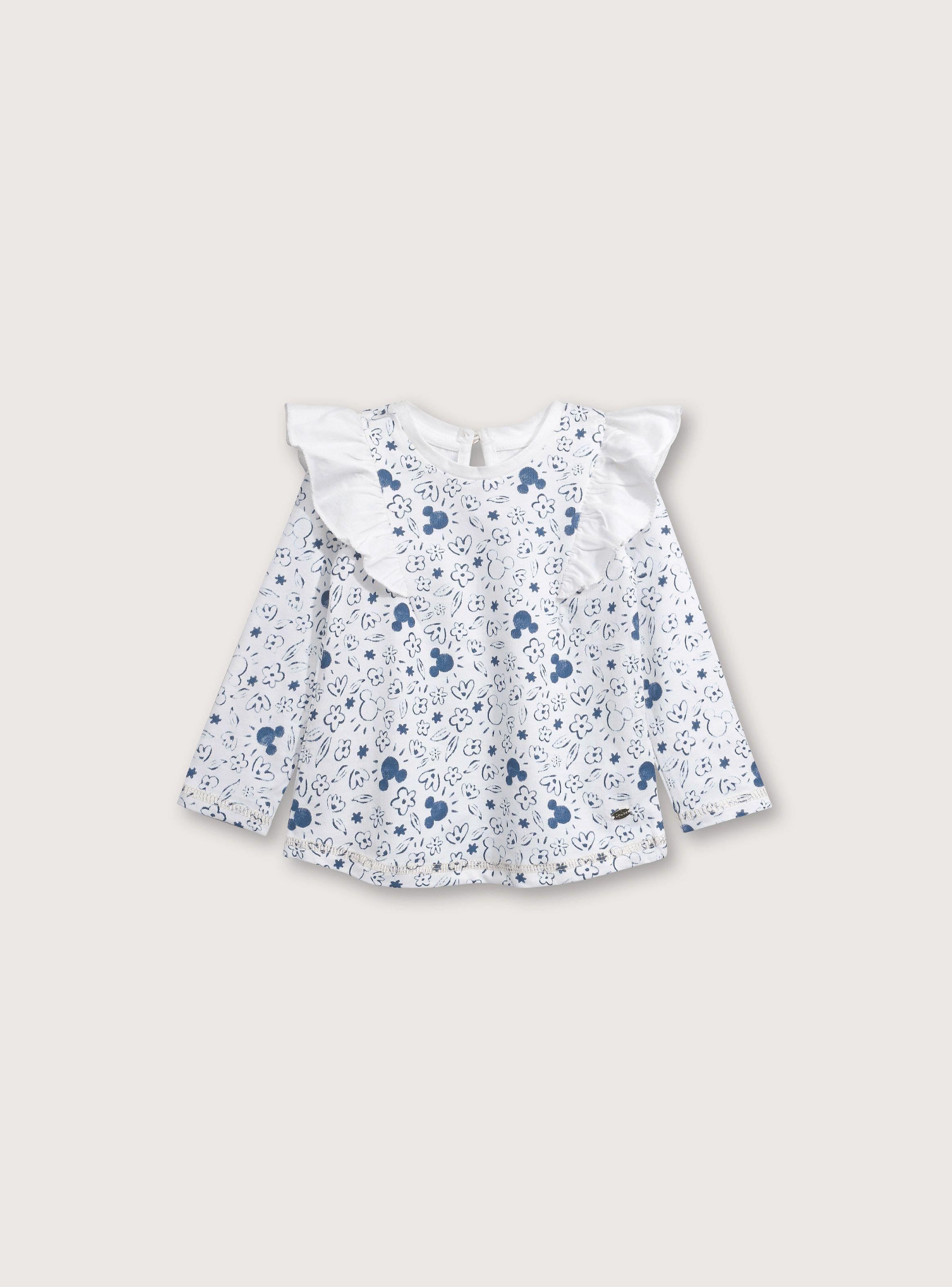 Polera Niña Celeste 39261 OPALINE-0