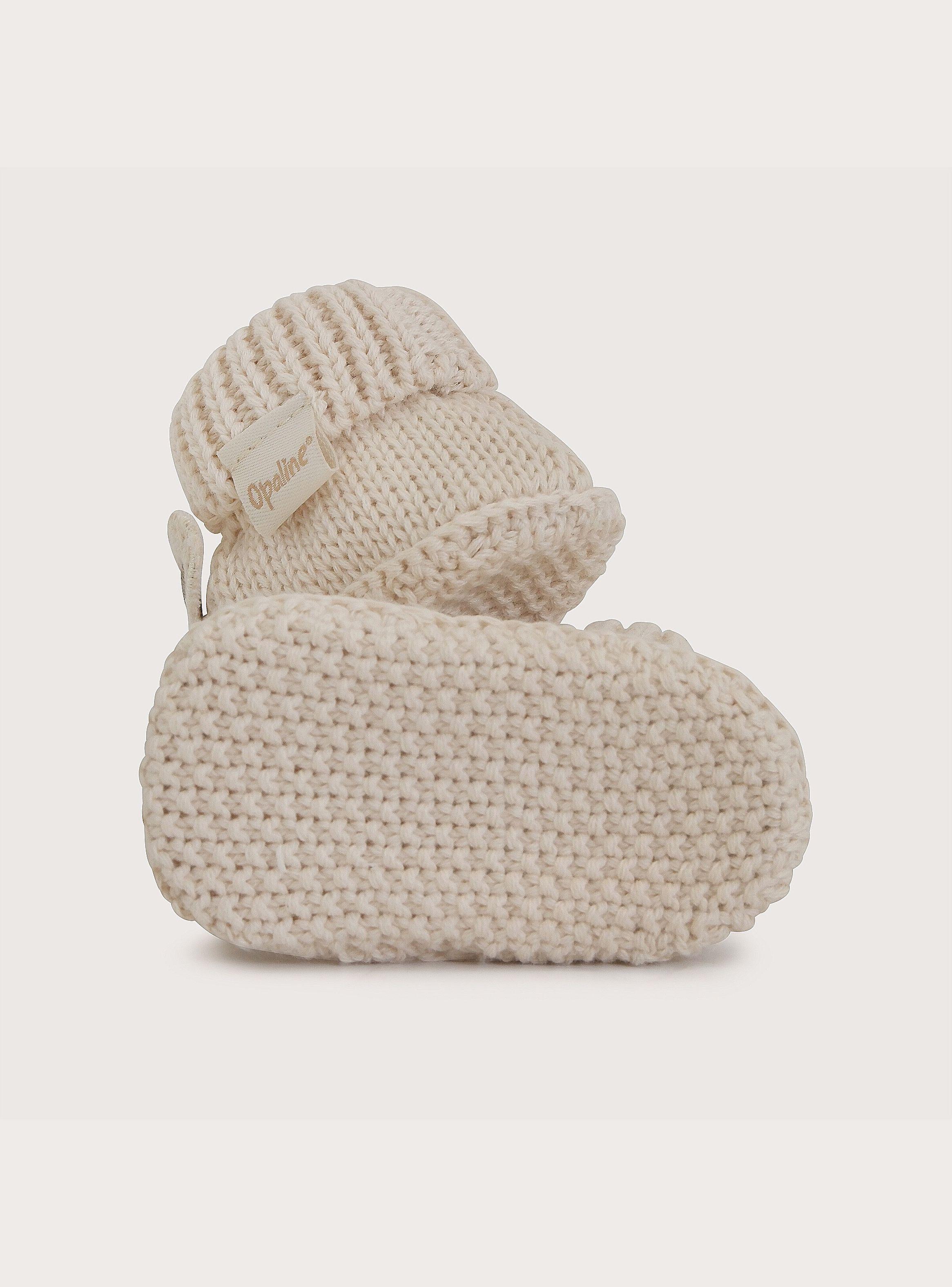 Botín Tejido Rosado Niña-2