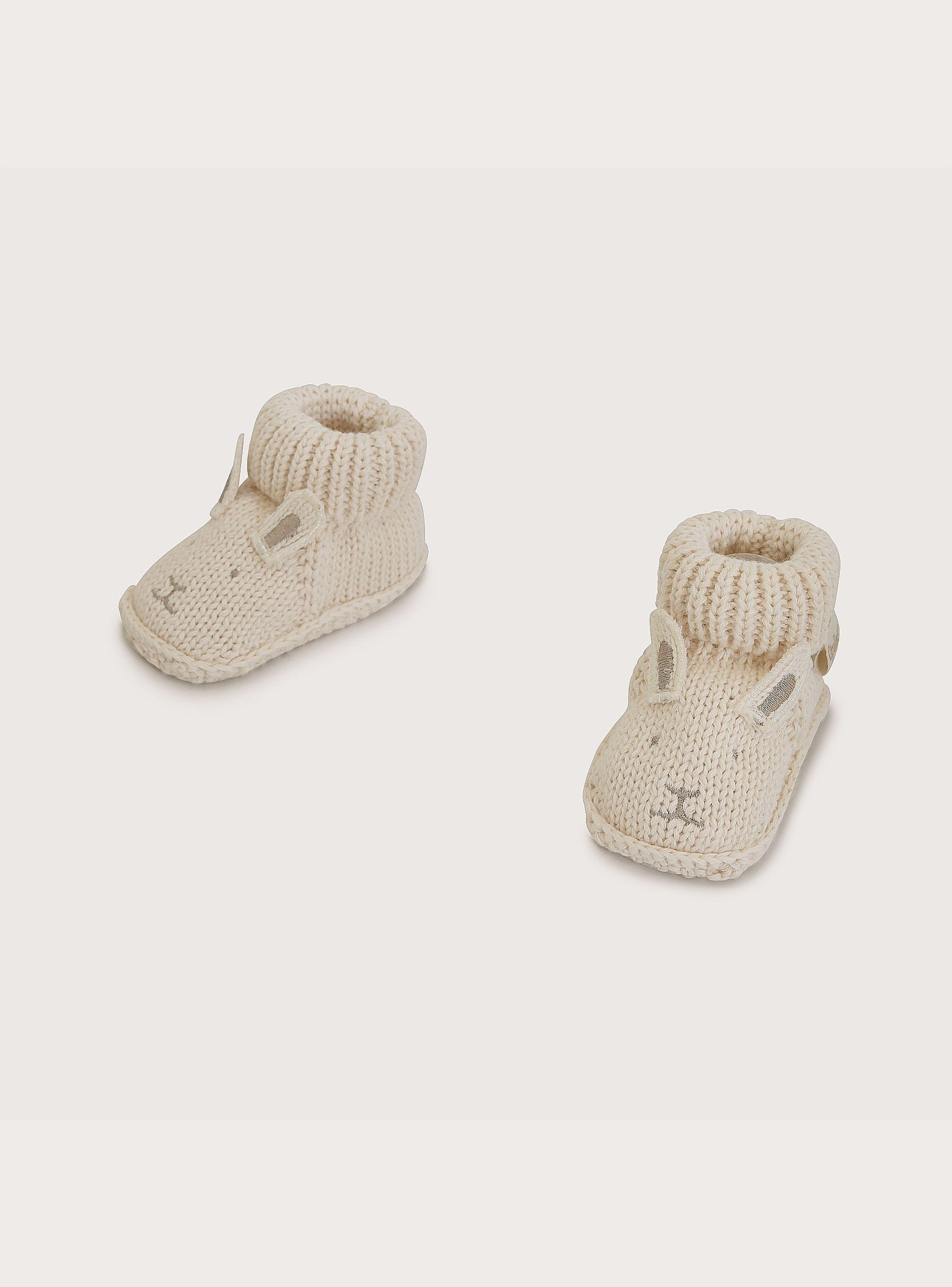 Botín Tejido Rosado Niña-3