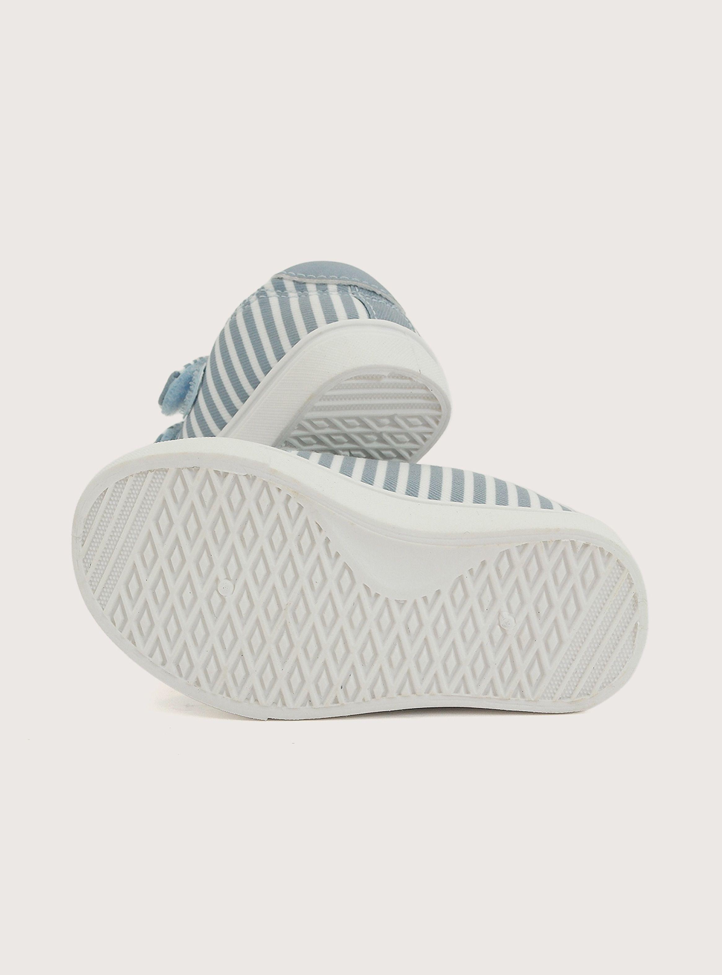 Zapatilla Niño Velcro Celeste-2