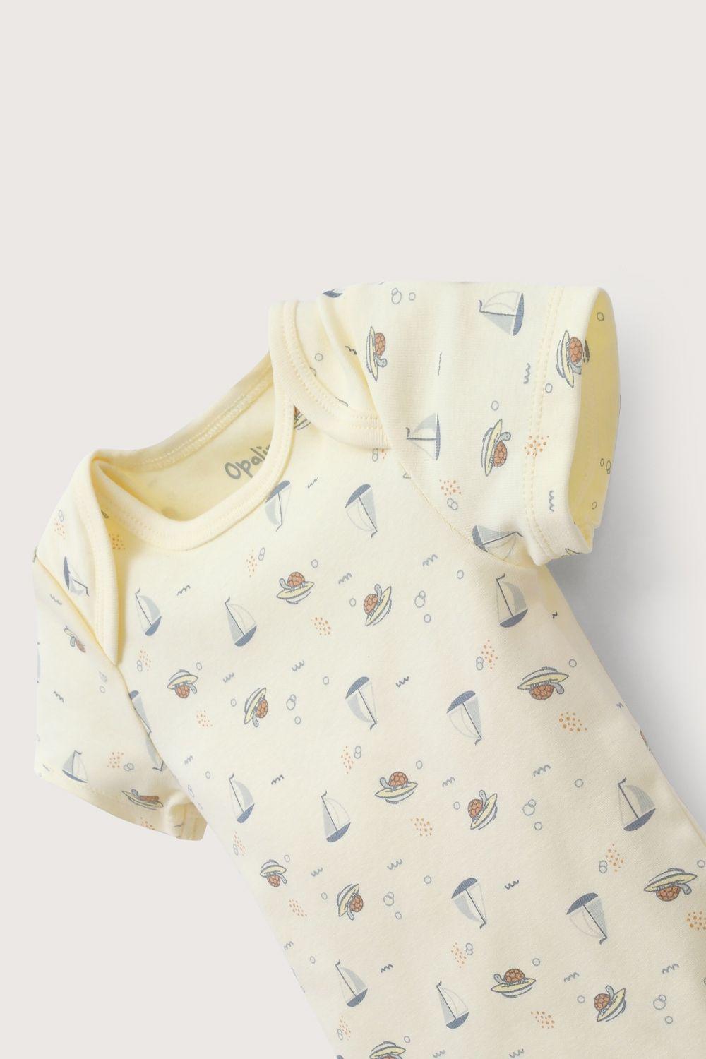 Tripack bodies manga corta de bebé niño-5