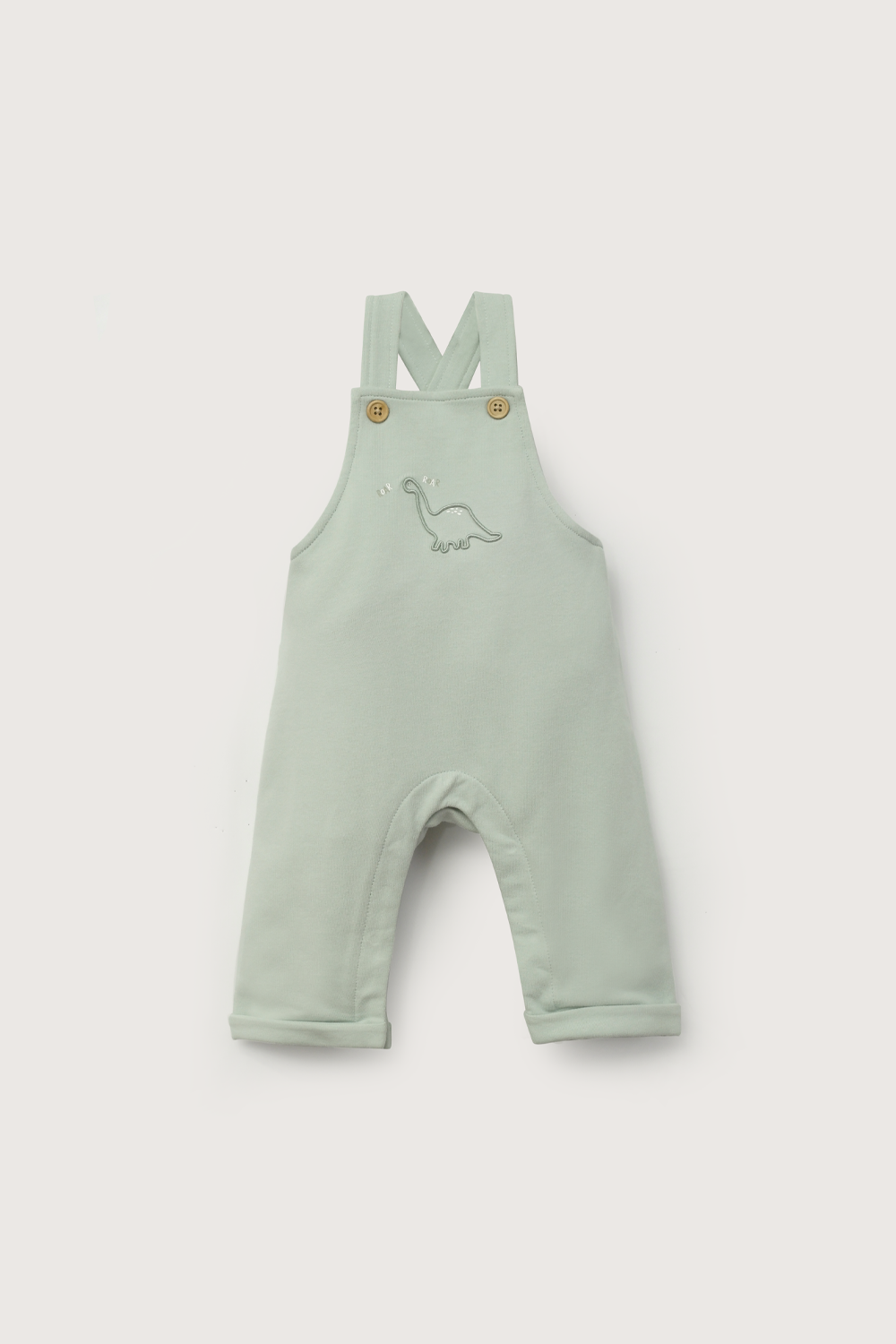 Jardinera verde de bebé niño-1