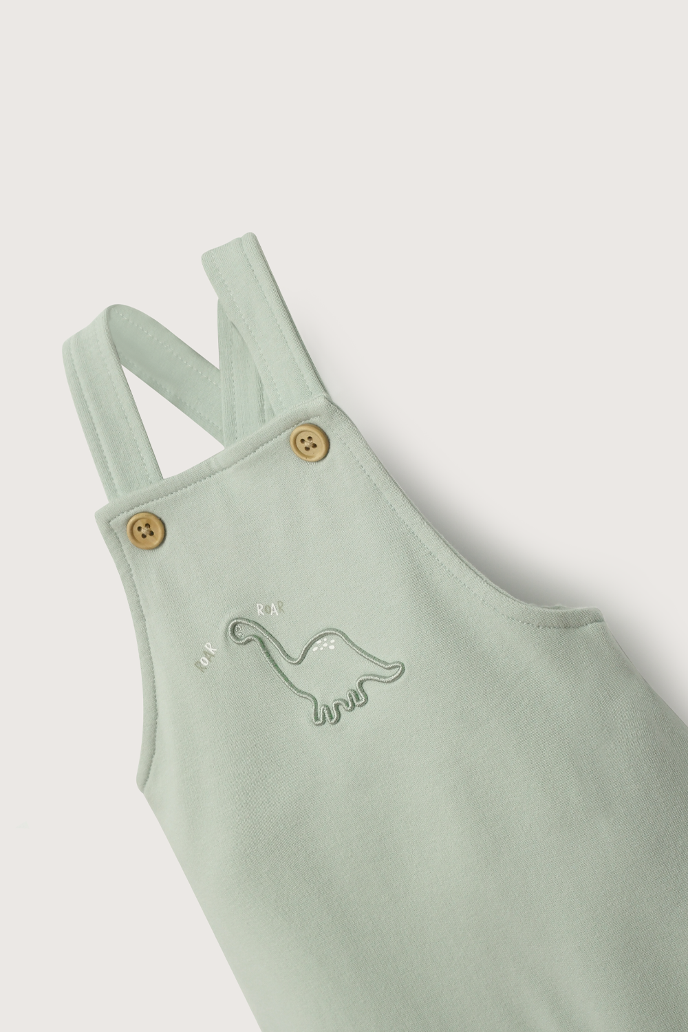 Jardinera verde de bebé niño-3