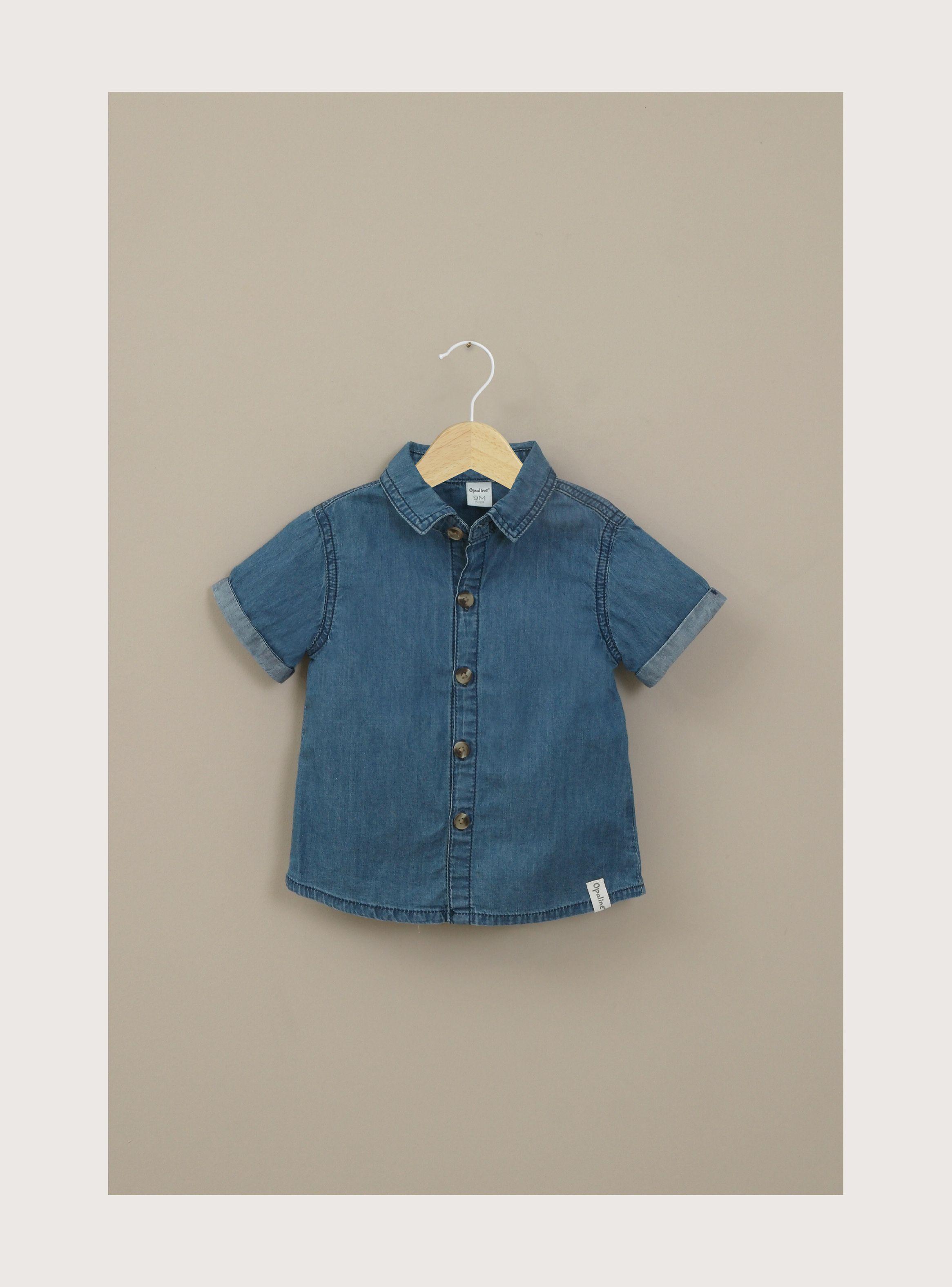 Camisa Niño Azul 41099 Opaline-0