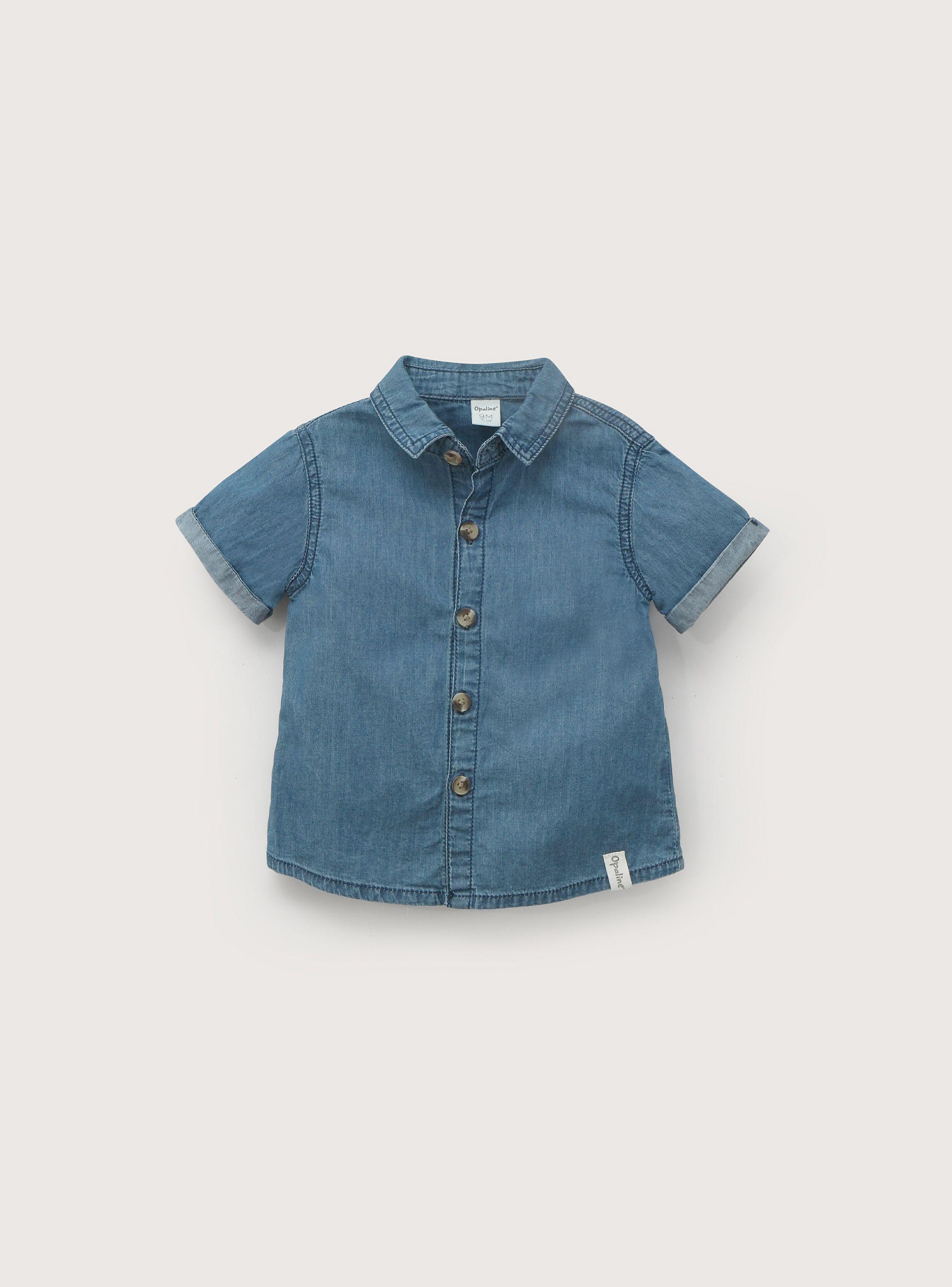 Camisa Niño Azul 41099 Opaline-1
