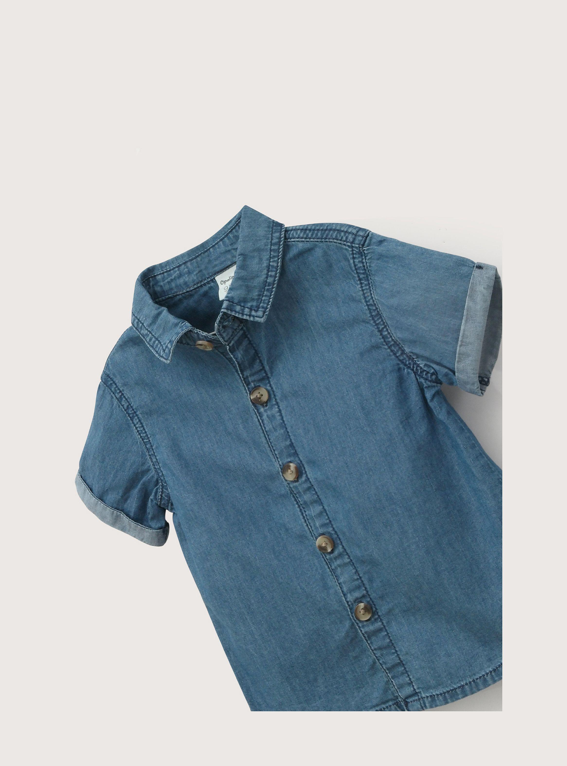 Camisa Niño Azul 41099 Opaline-3