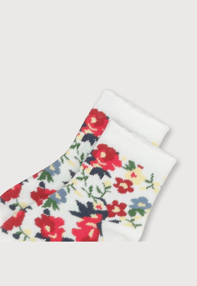 Calcetines Niña Rojo (6M a 6A) OPALINE-3