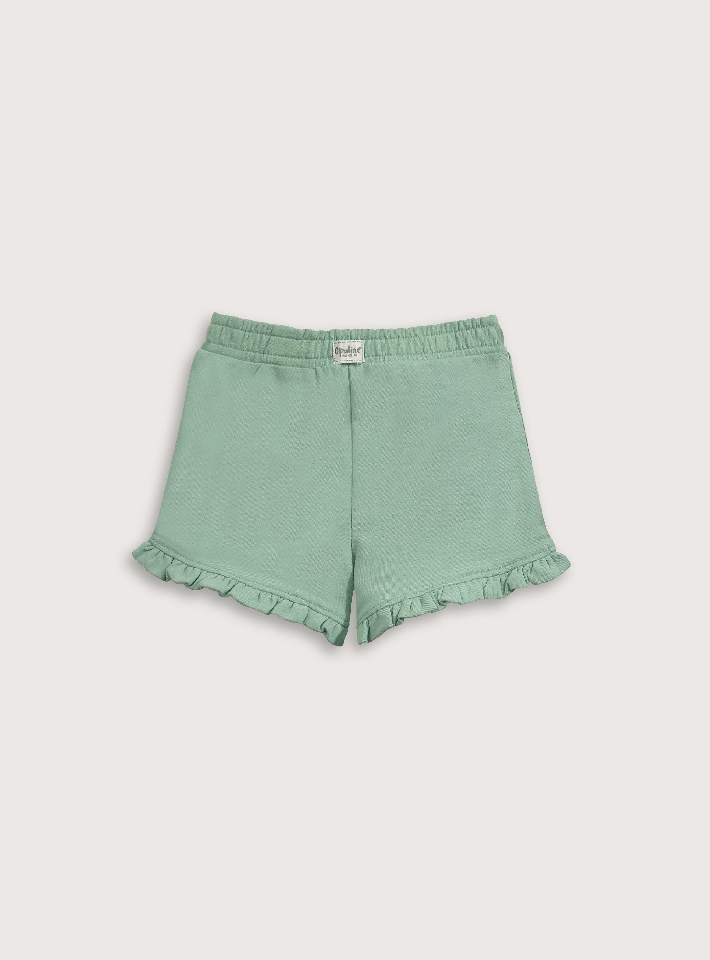 Short Verde de Niña-1