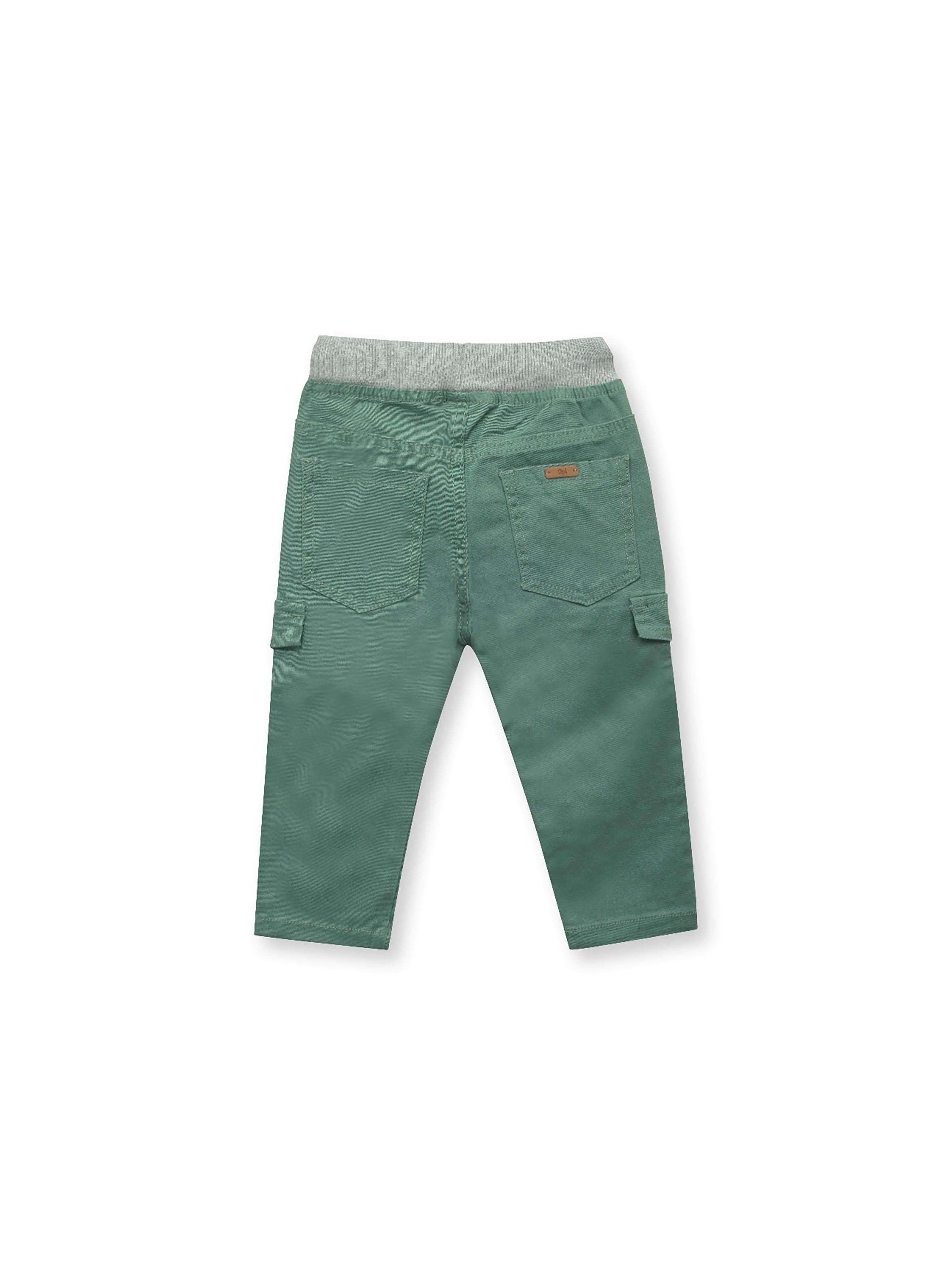 Pantalón Niño Verde Militar (6M A 4A) Opaline-1