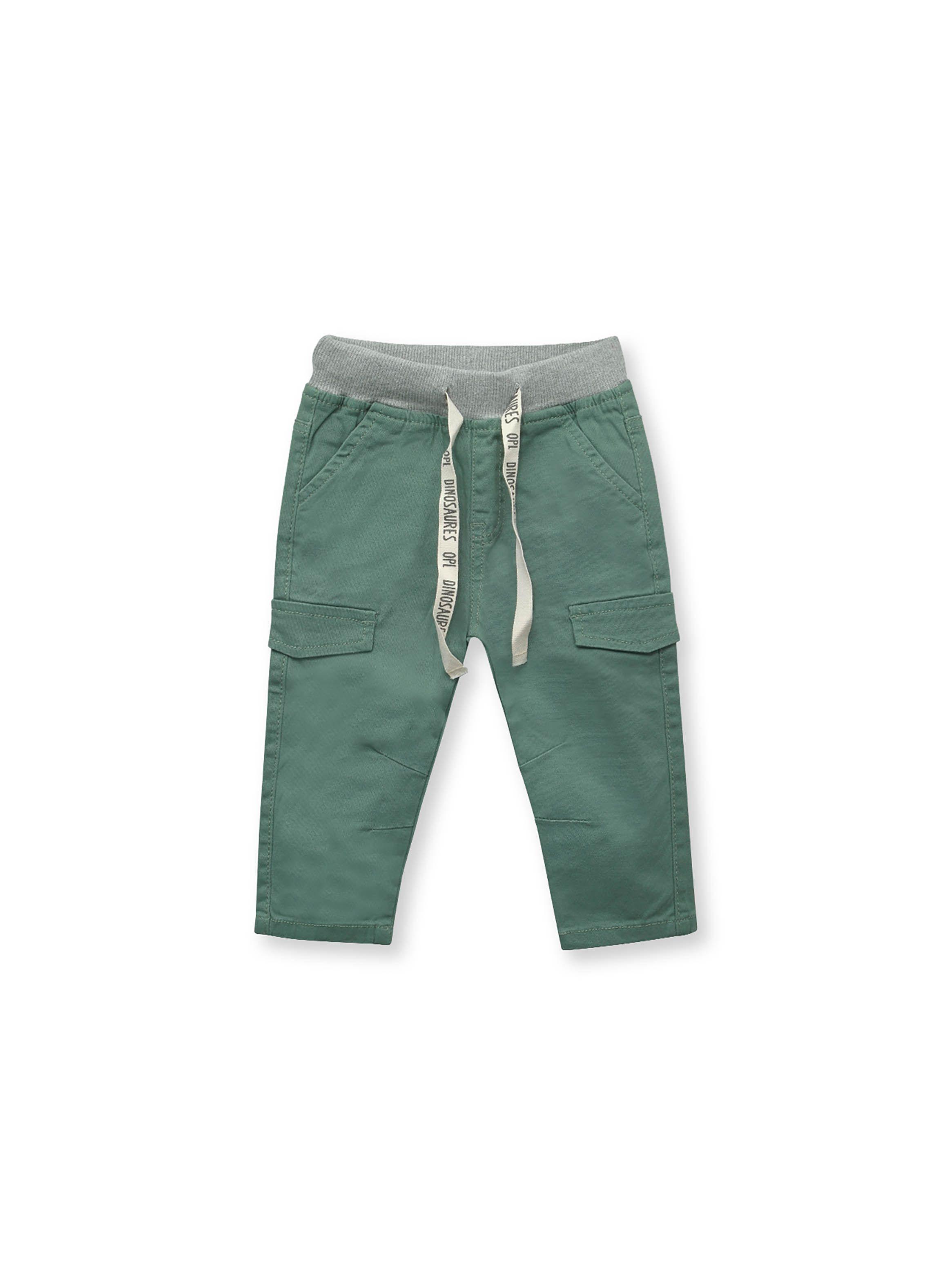Pantalón Niño Verde Militar (6M A 4A) Opaline-0