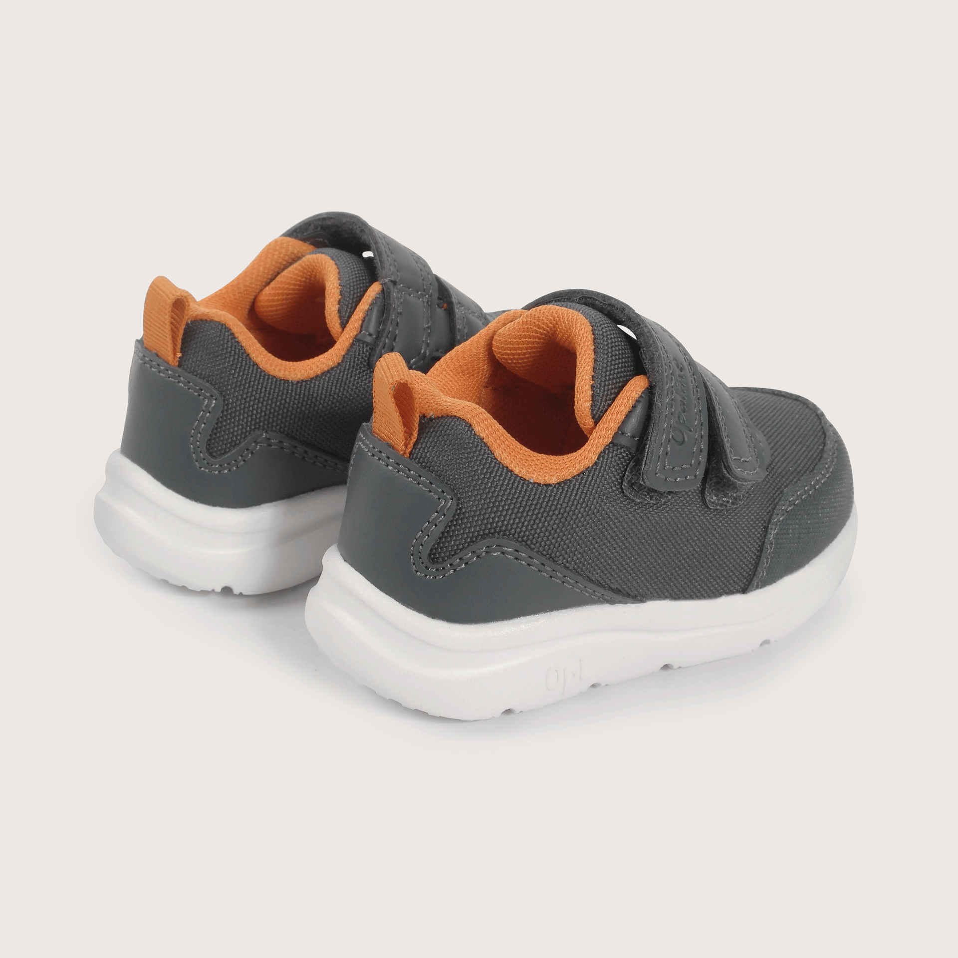 Zapatilla primeros pasos deportiva gris de niño-4