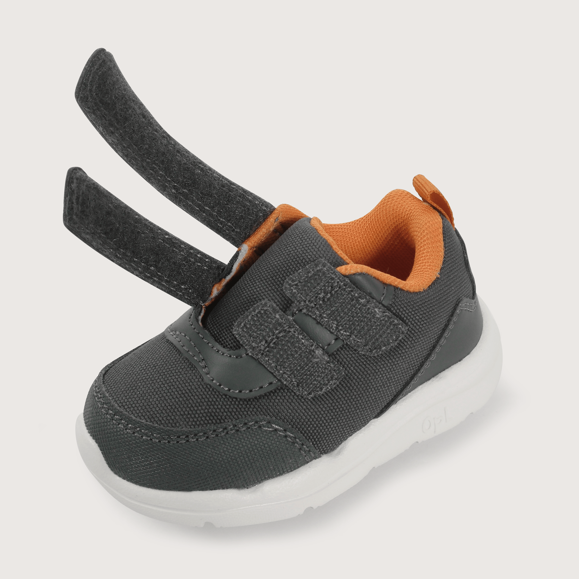Zapatilla primeros pasos deportiva gris de niño-5