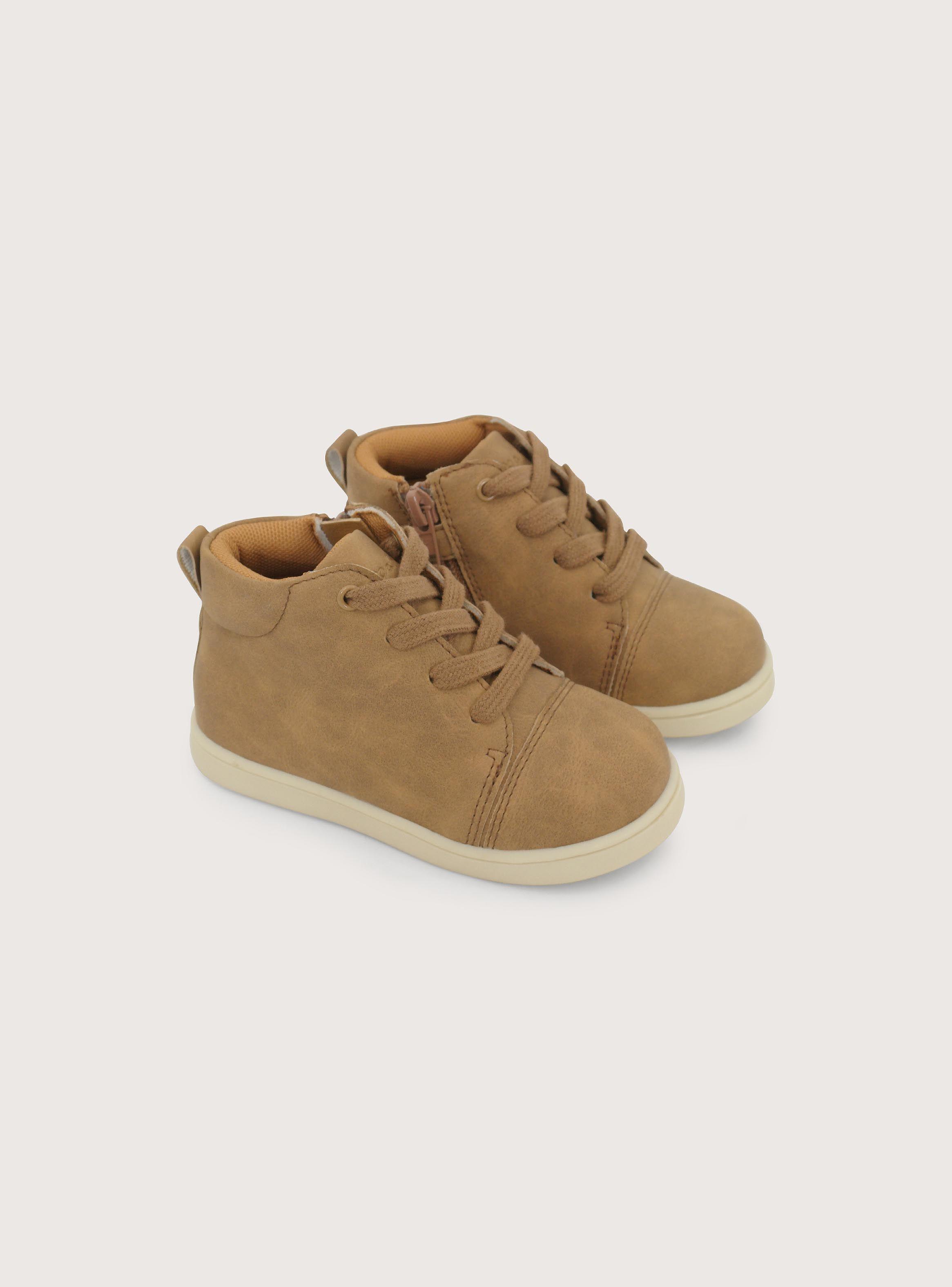 Zapatilla Alta Casual Camel Niño-0