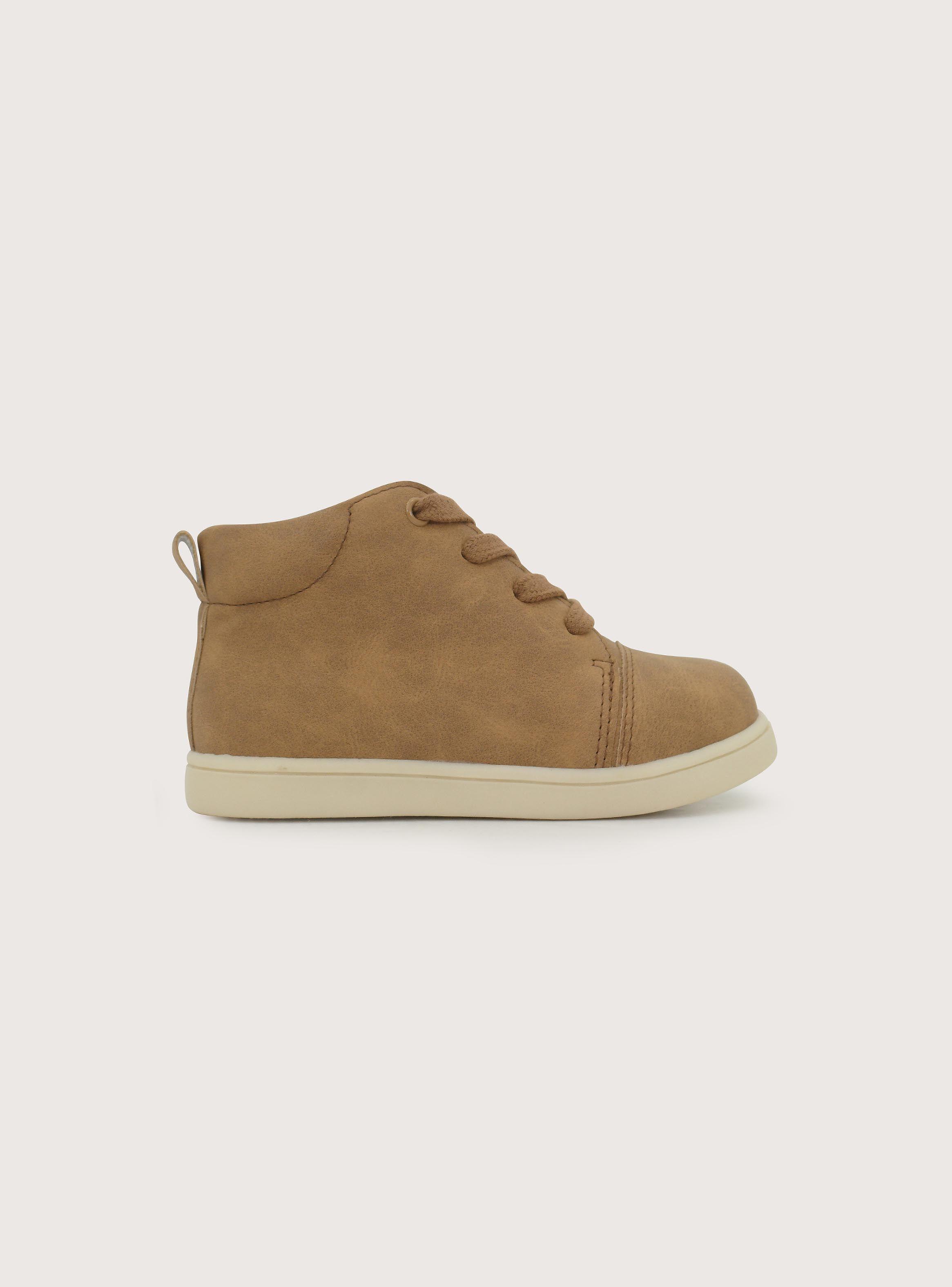 Zapatilla Alta Casual Camel Niño-1