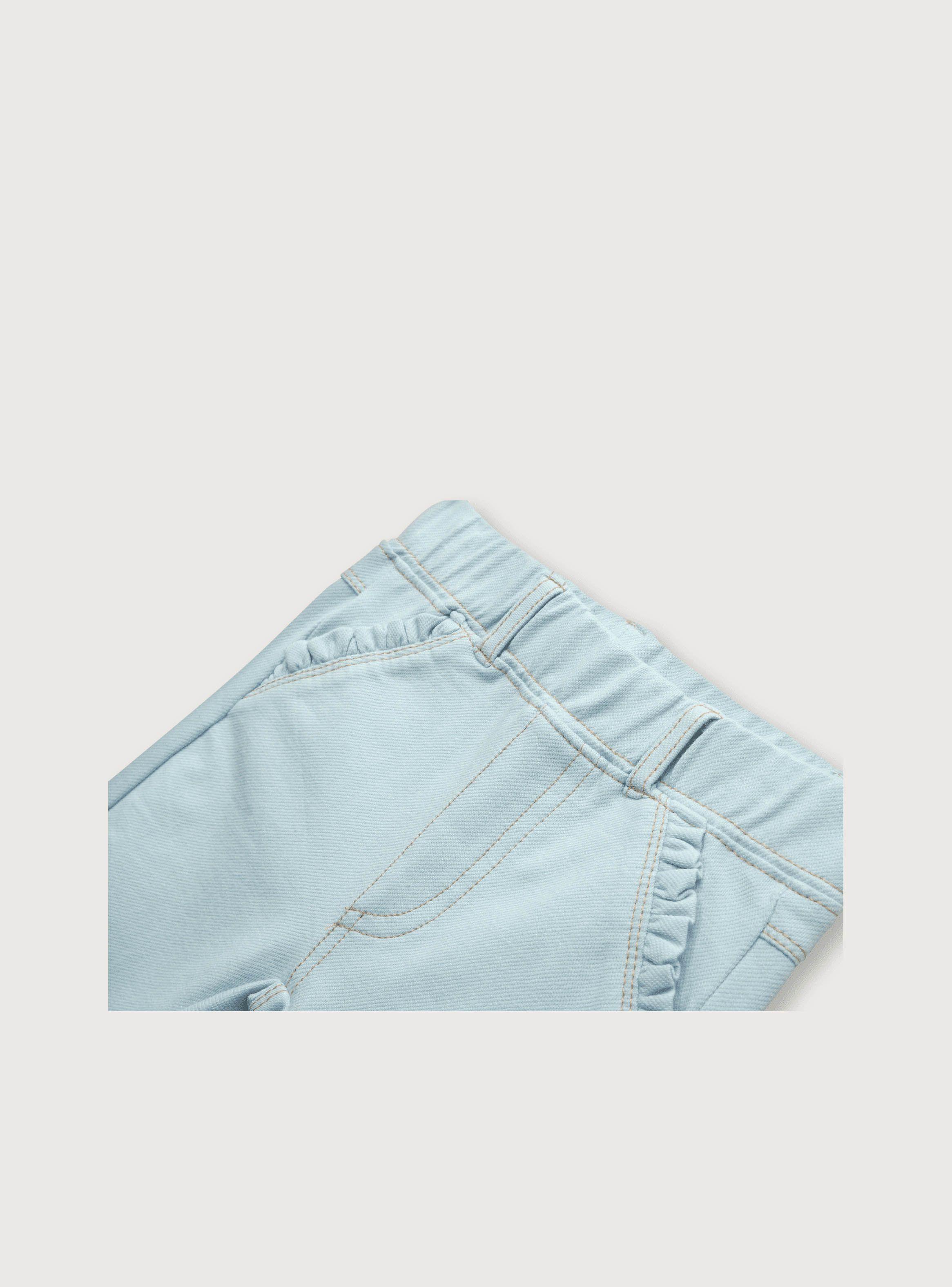 Jegging De Niña Con Ruchas En Los Bolsillos Celeste (06m A 4-2