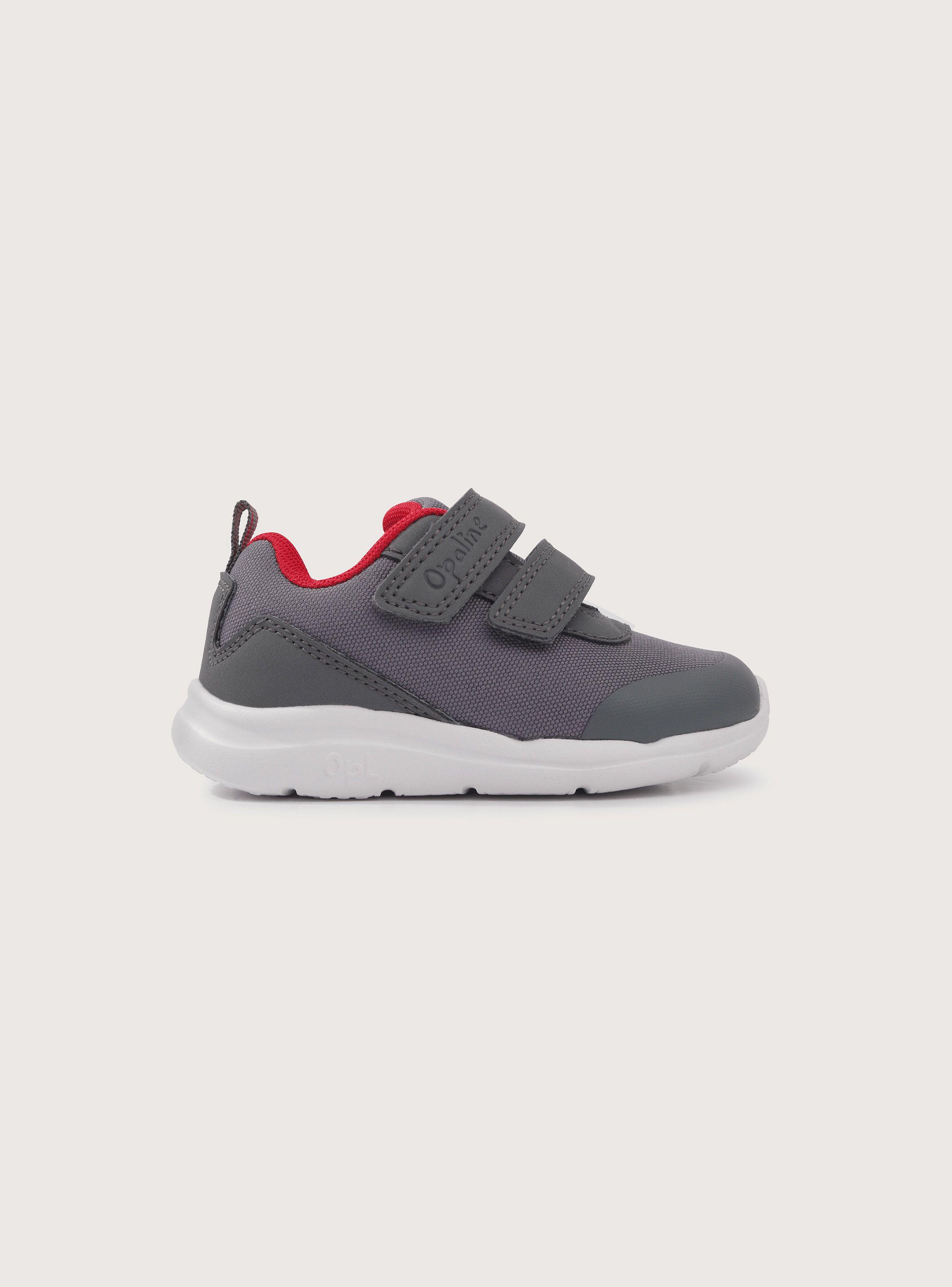 Zapatilla Deportiva Gris de Niño-1