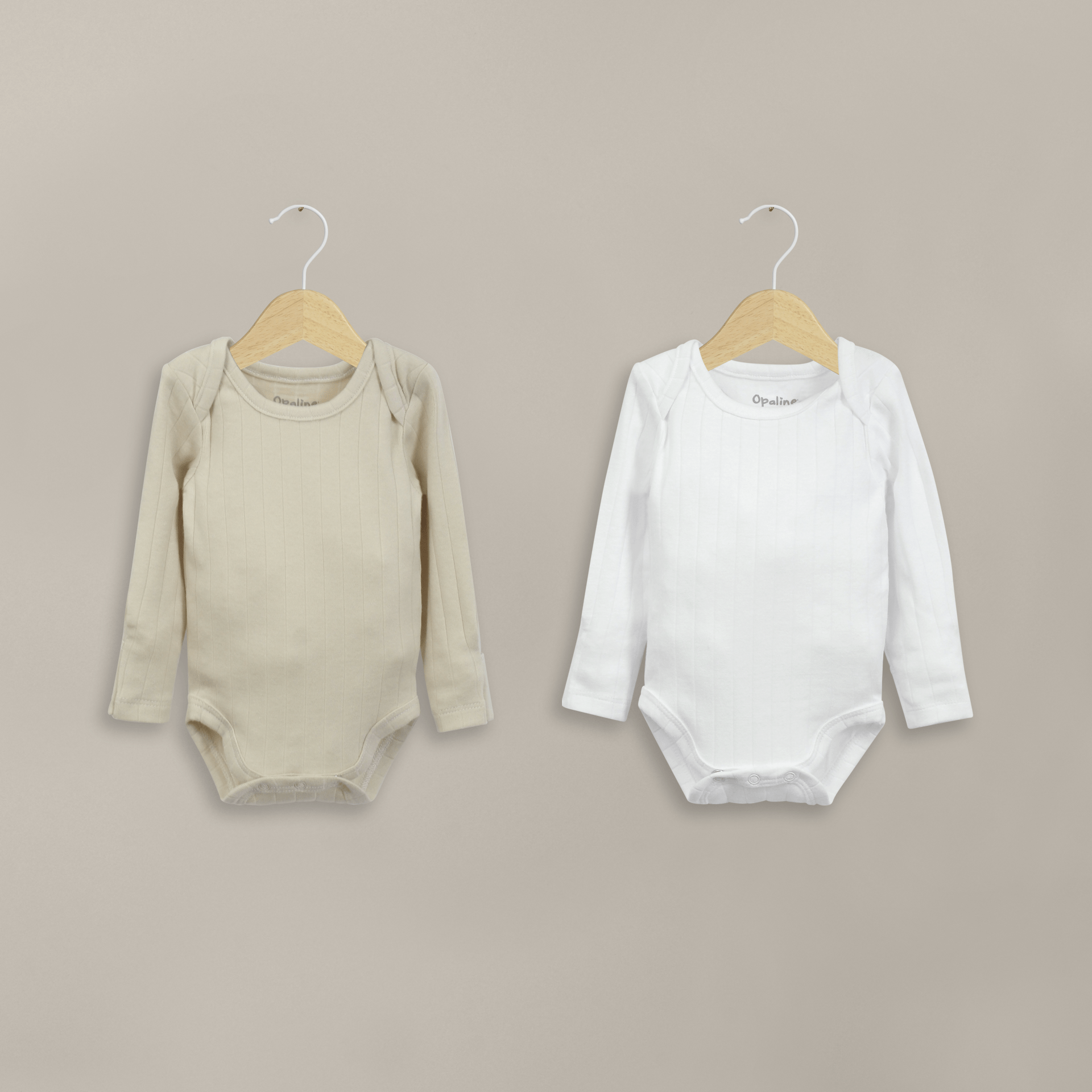 Pack de 2 bodys acanalado unisex-0