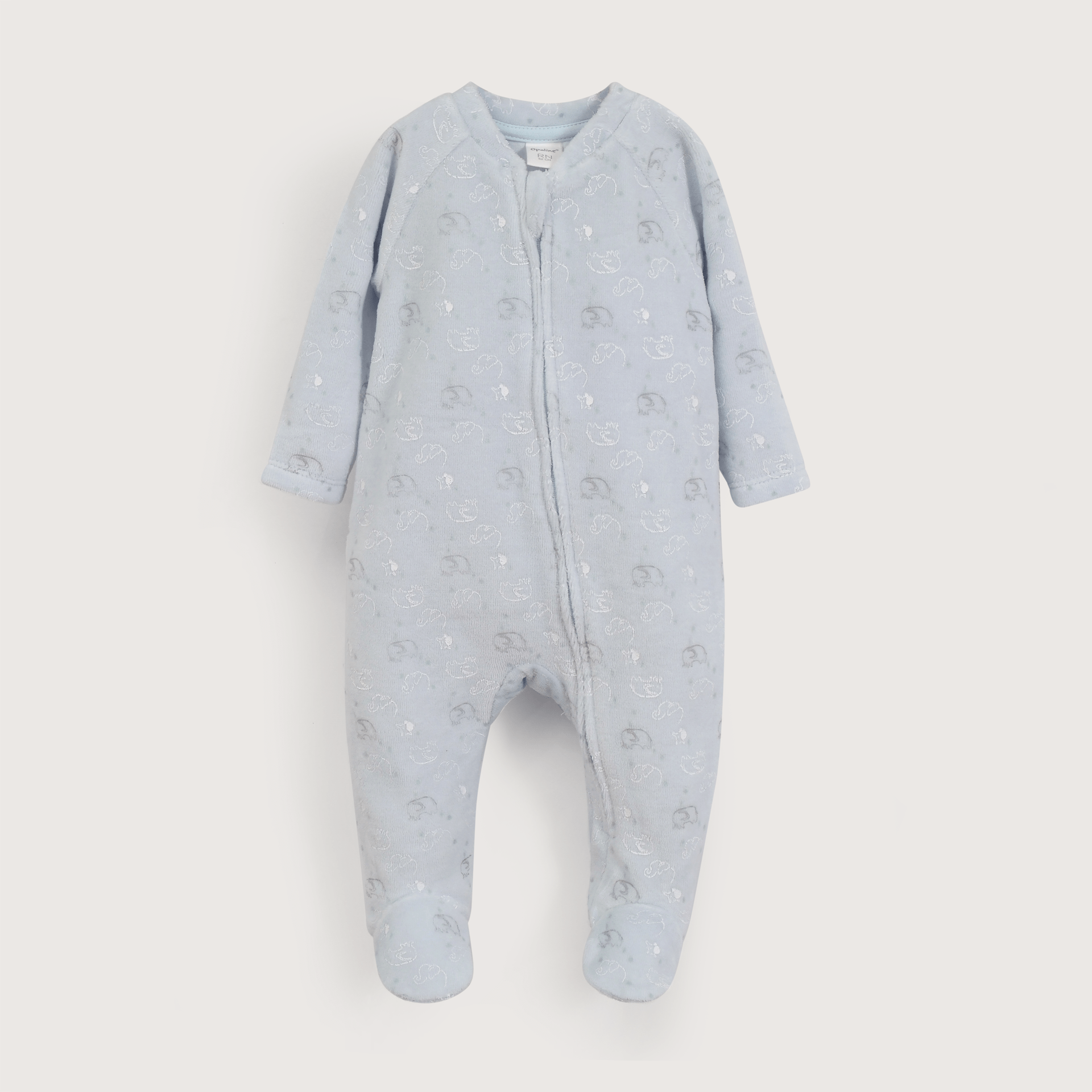 Osito plush celeste de bebé niño-1