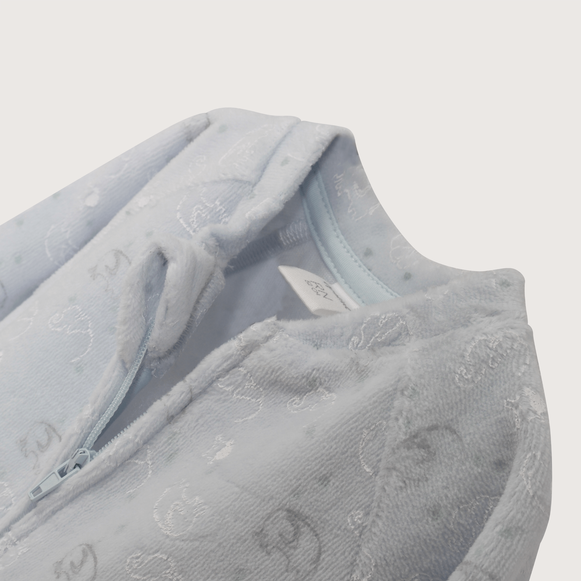 Osito plush celeste de bebé niño-3