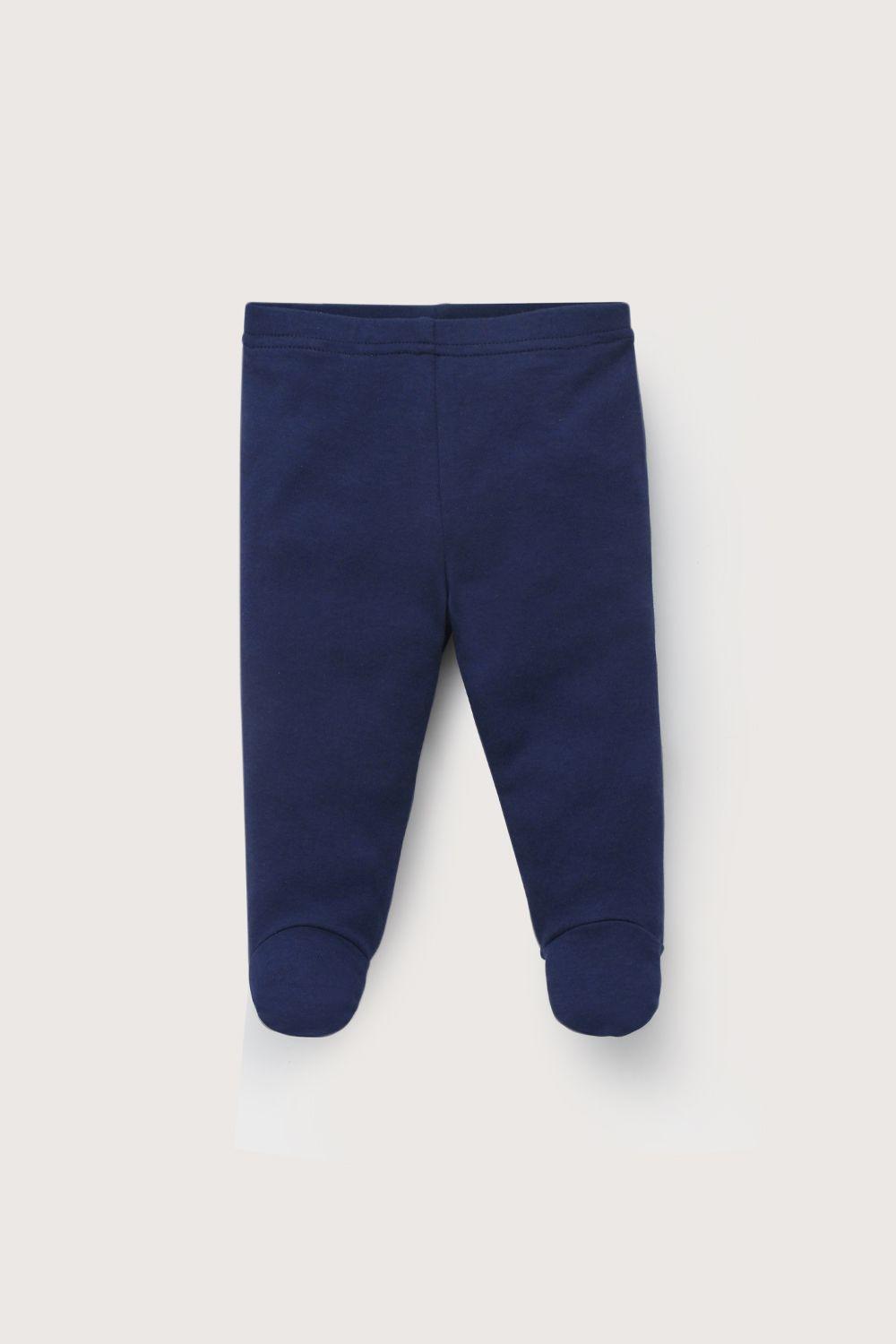 Conjunto 5 piezas azul con lineas de bebé niño-3