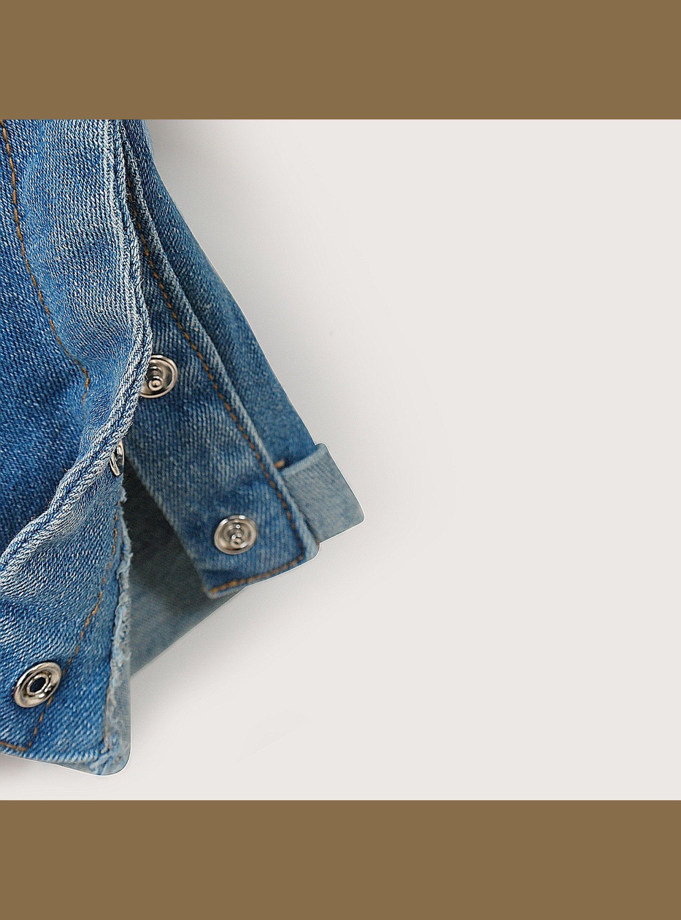 Jardinera Bebe Unisex Denim-4