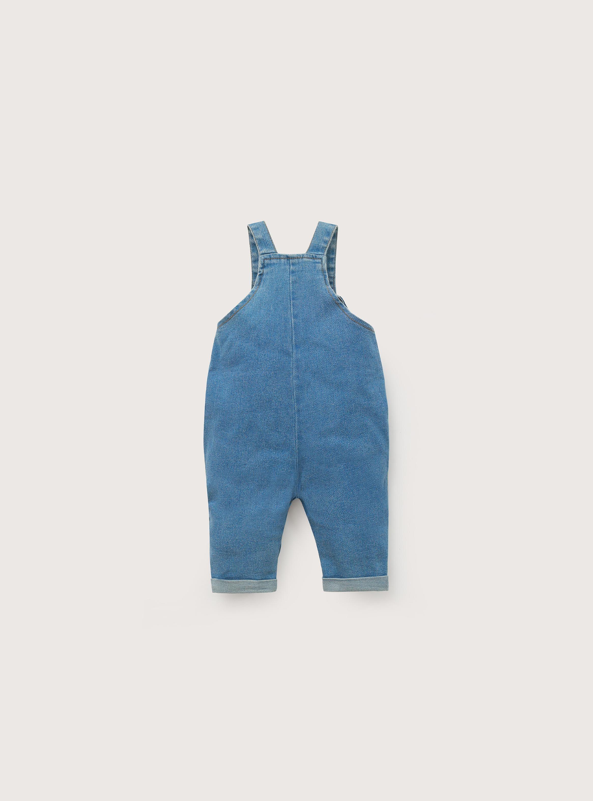 Jardinera Bebe Unisex Denim-5