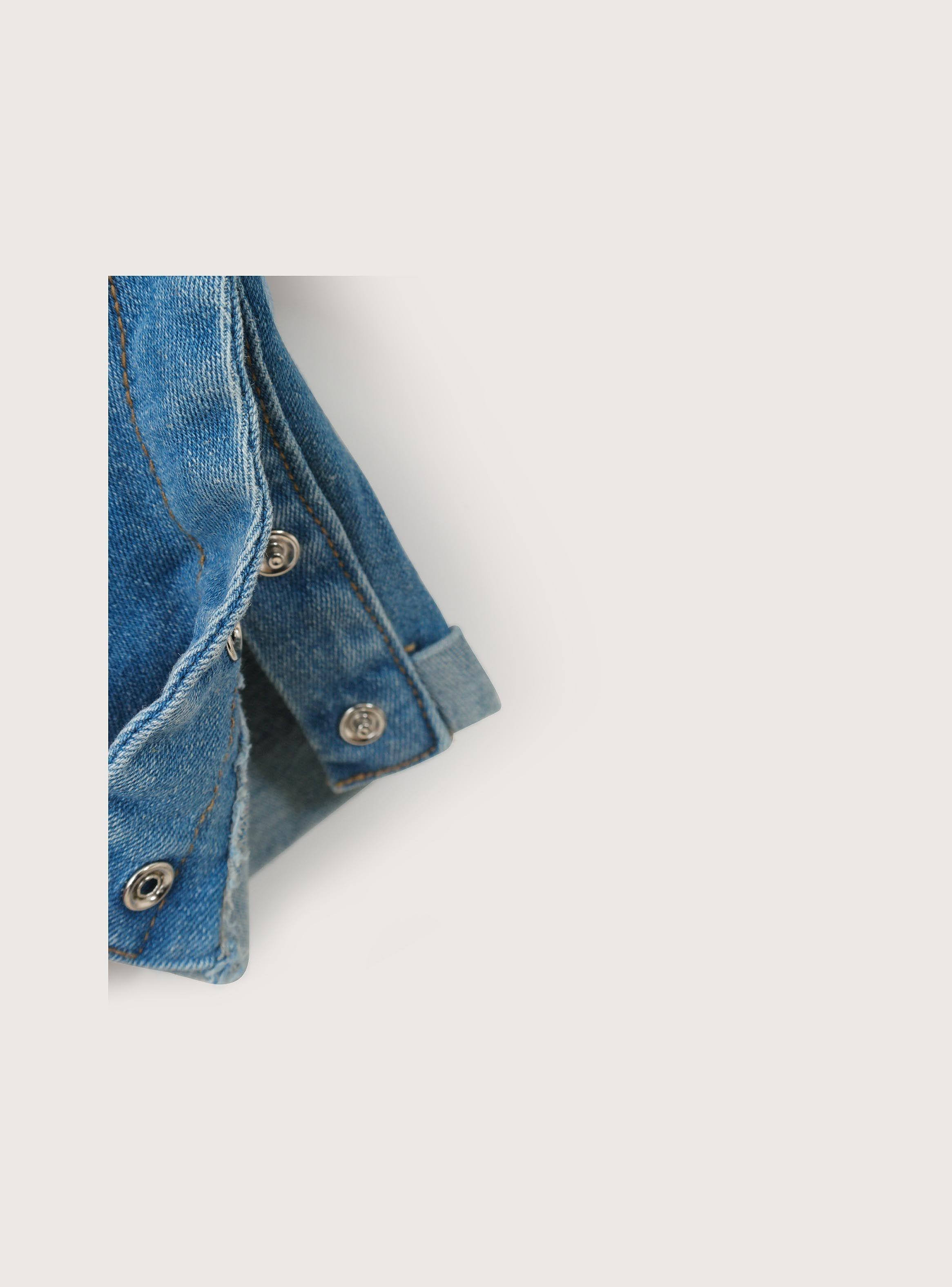 Jardinera Bebe Unisex Denim-6