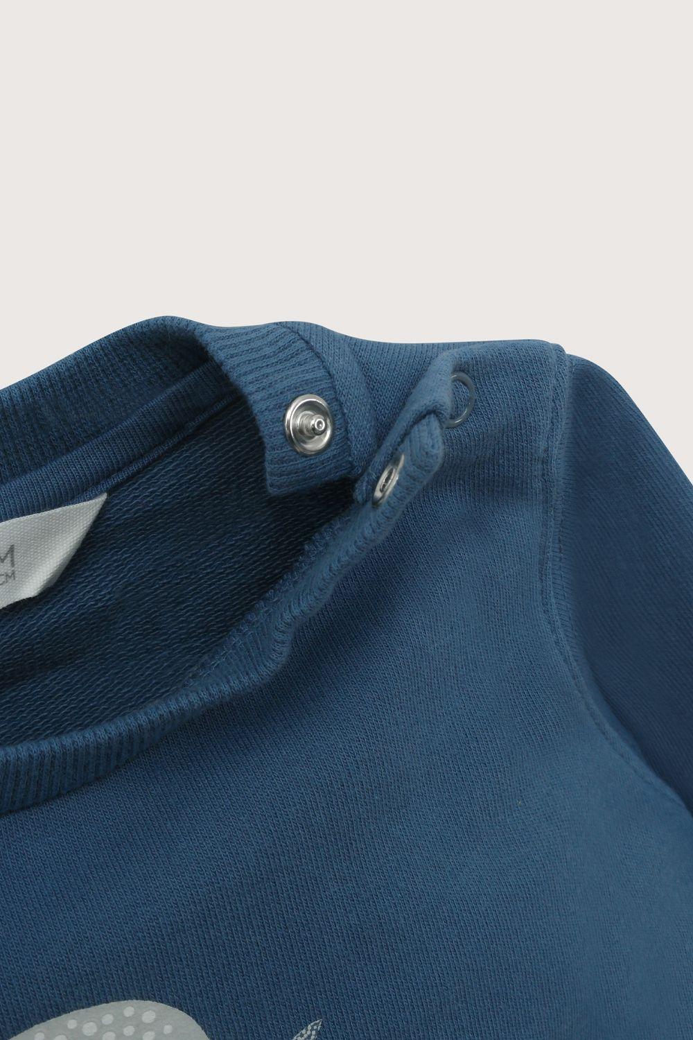 Conjunto buzo beige de bebé niño-4