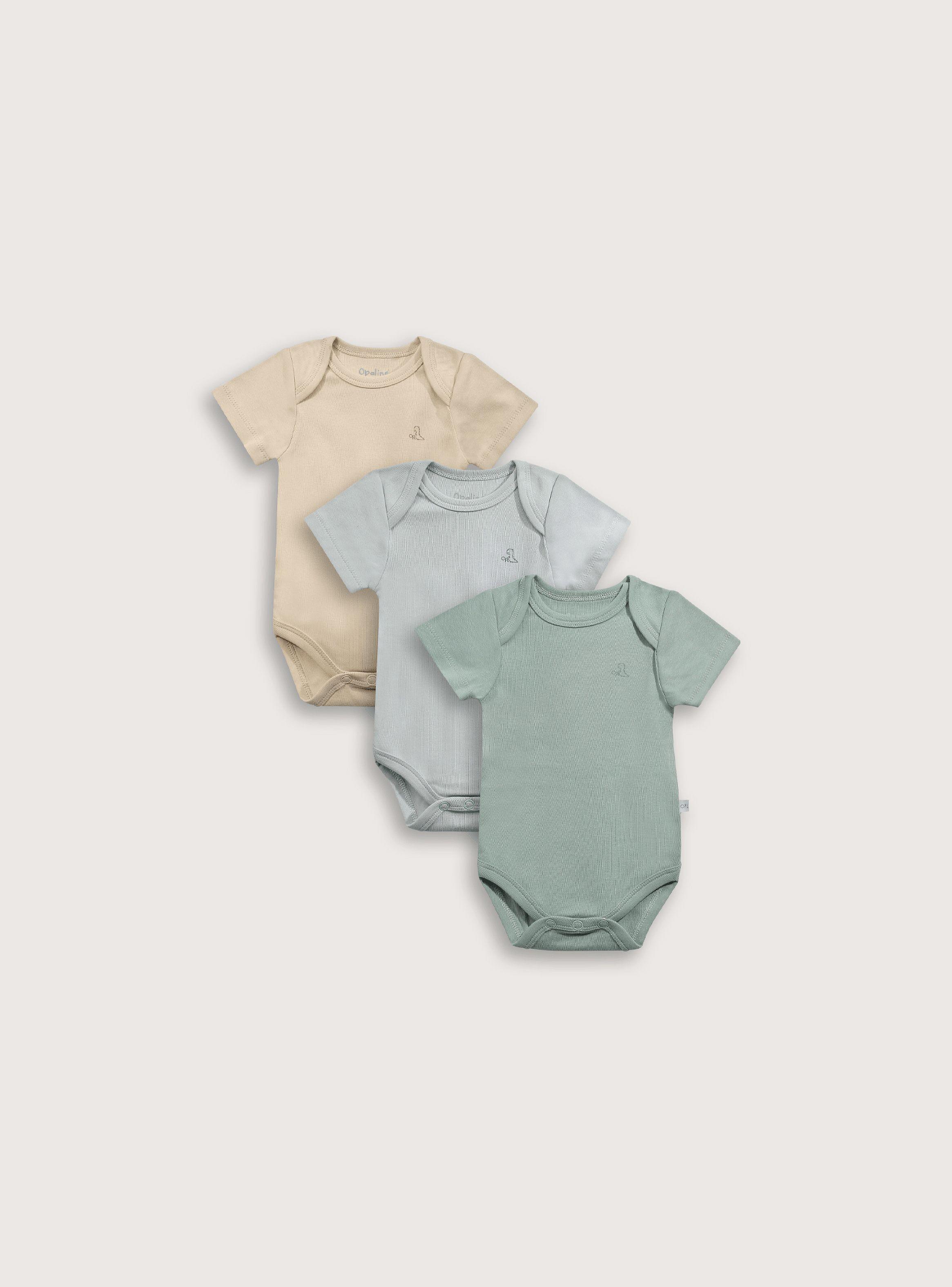 Tripack Bodies de Bebé Niño-0