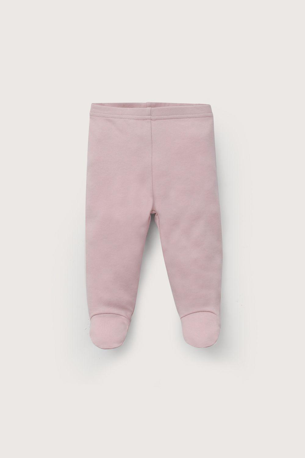 Conjunto 5 piezas rosado con corazones de bebé niña-3