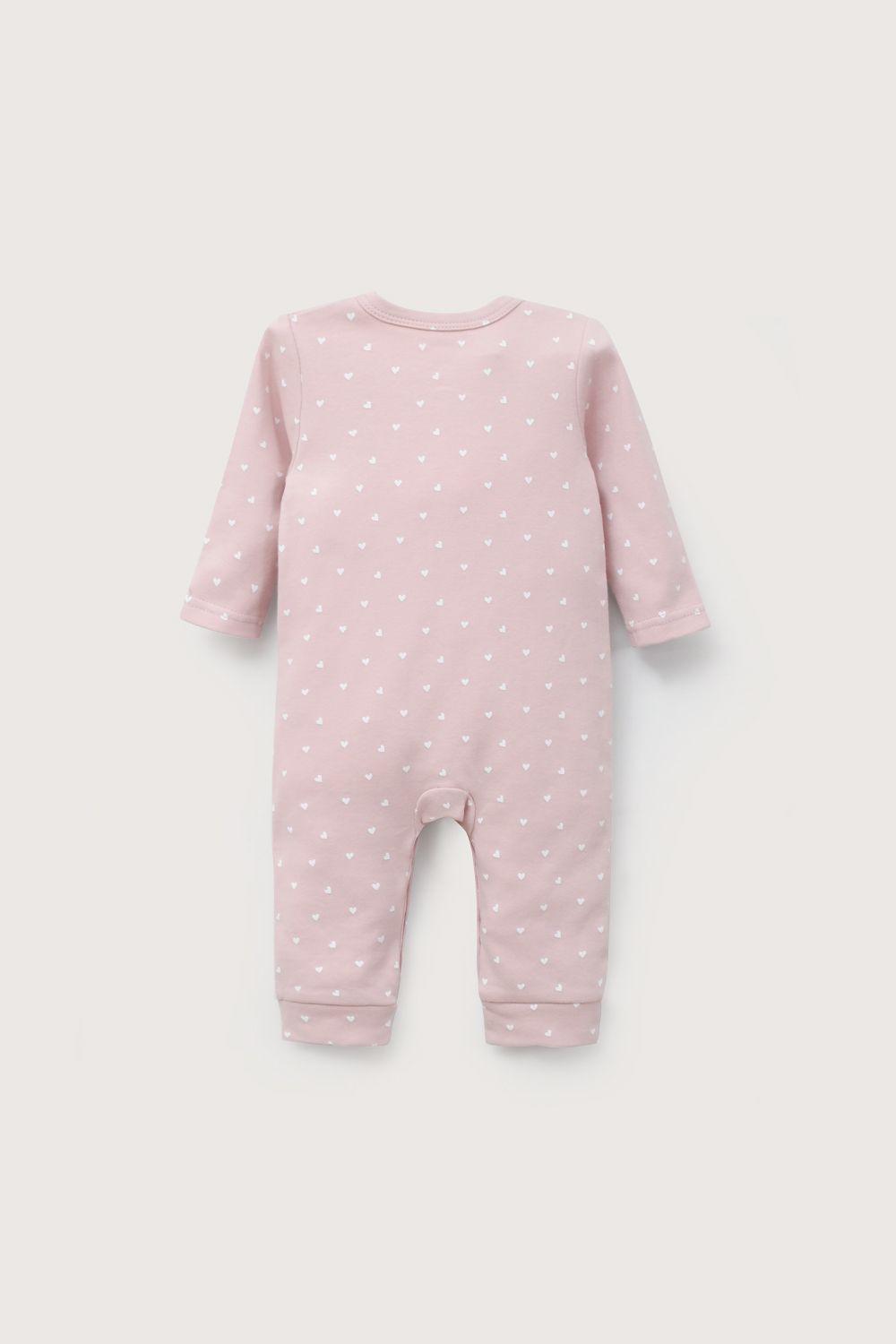 Osito rosado de algodón de bebé niña-2