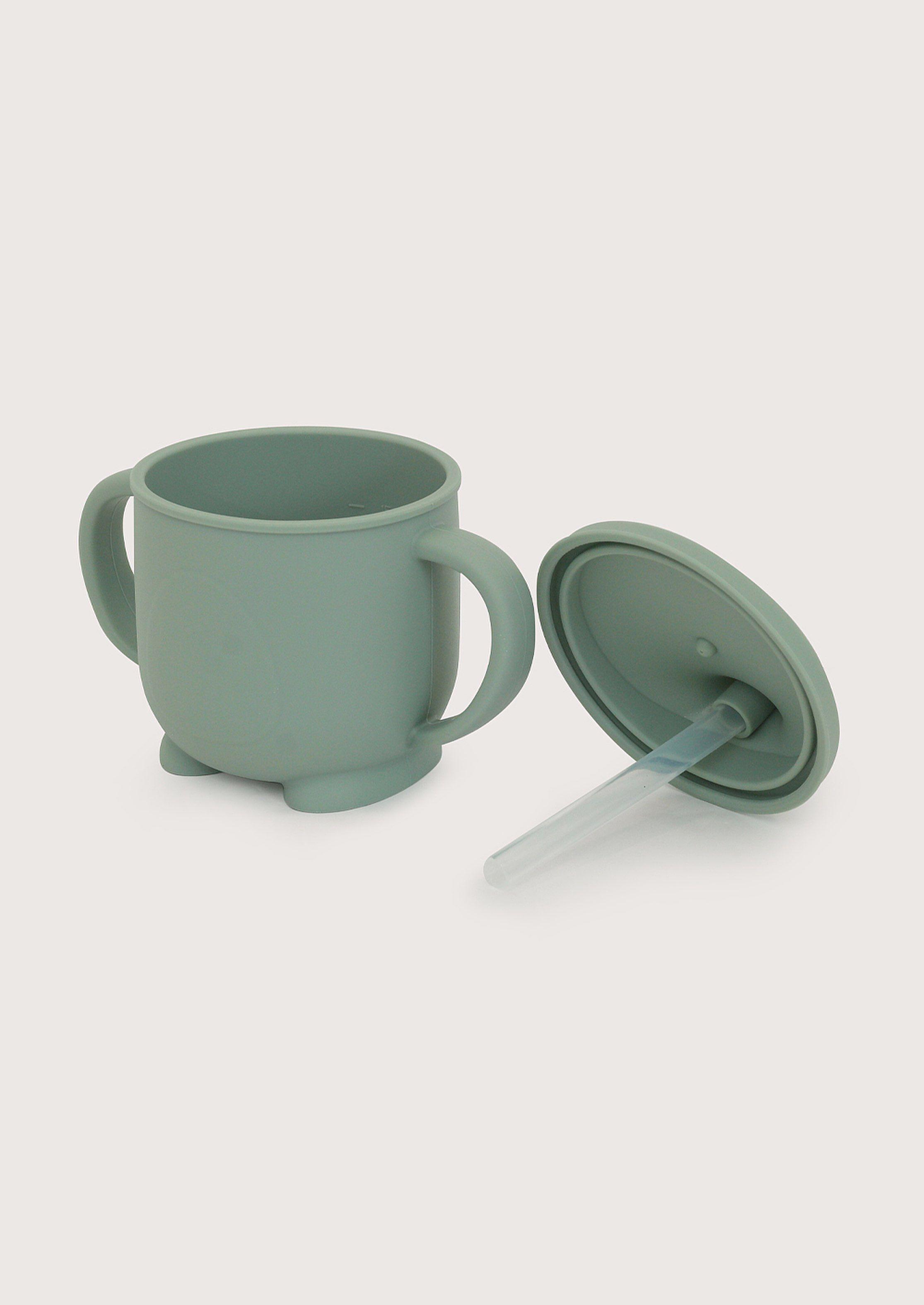 Vaso entrenamiento con doble asa verde-1