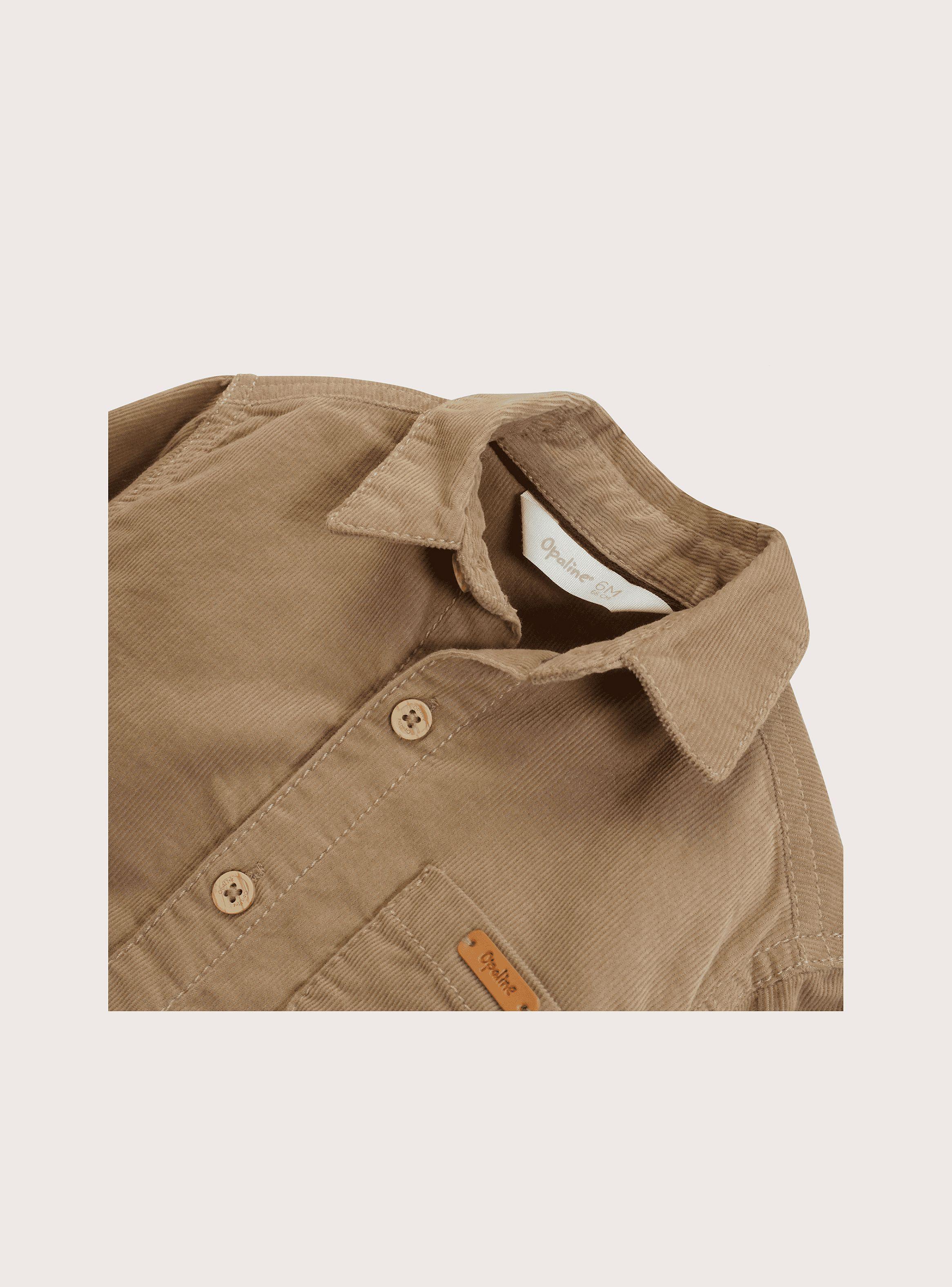 Camisa Niño Beige 40099 Opaline-2