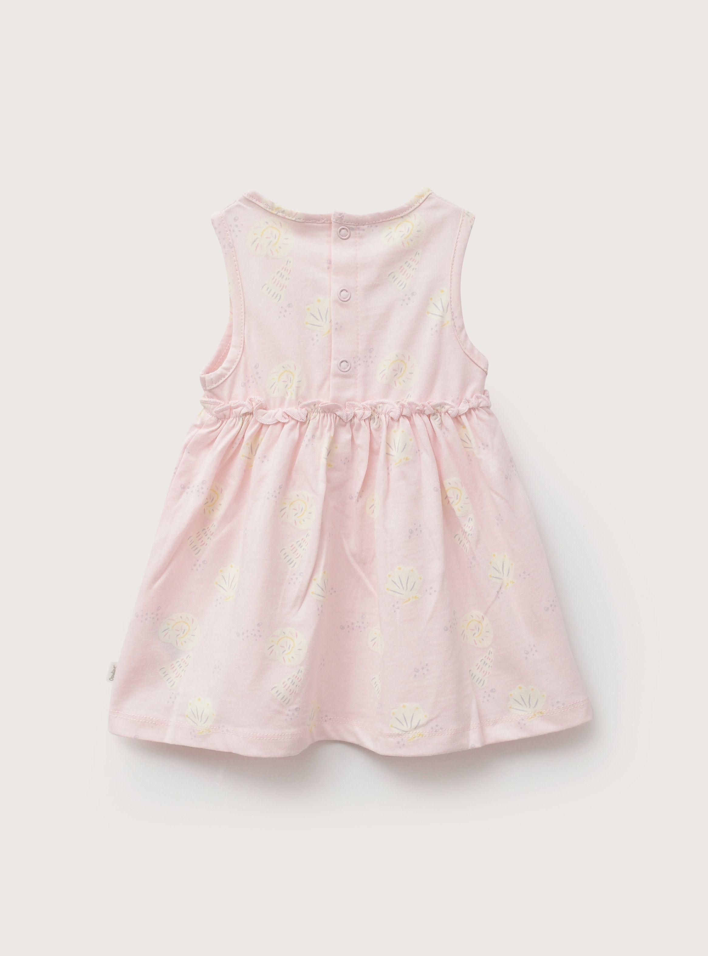 Vestido Rosado Claro Bebe Niña-2