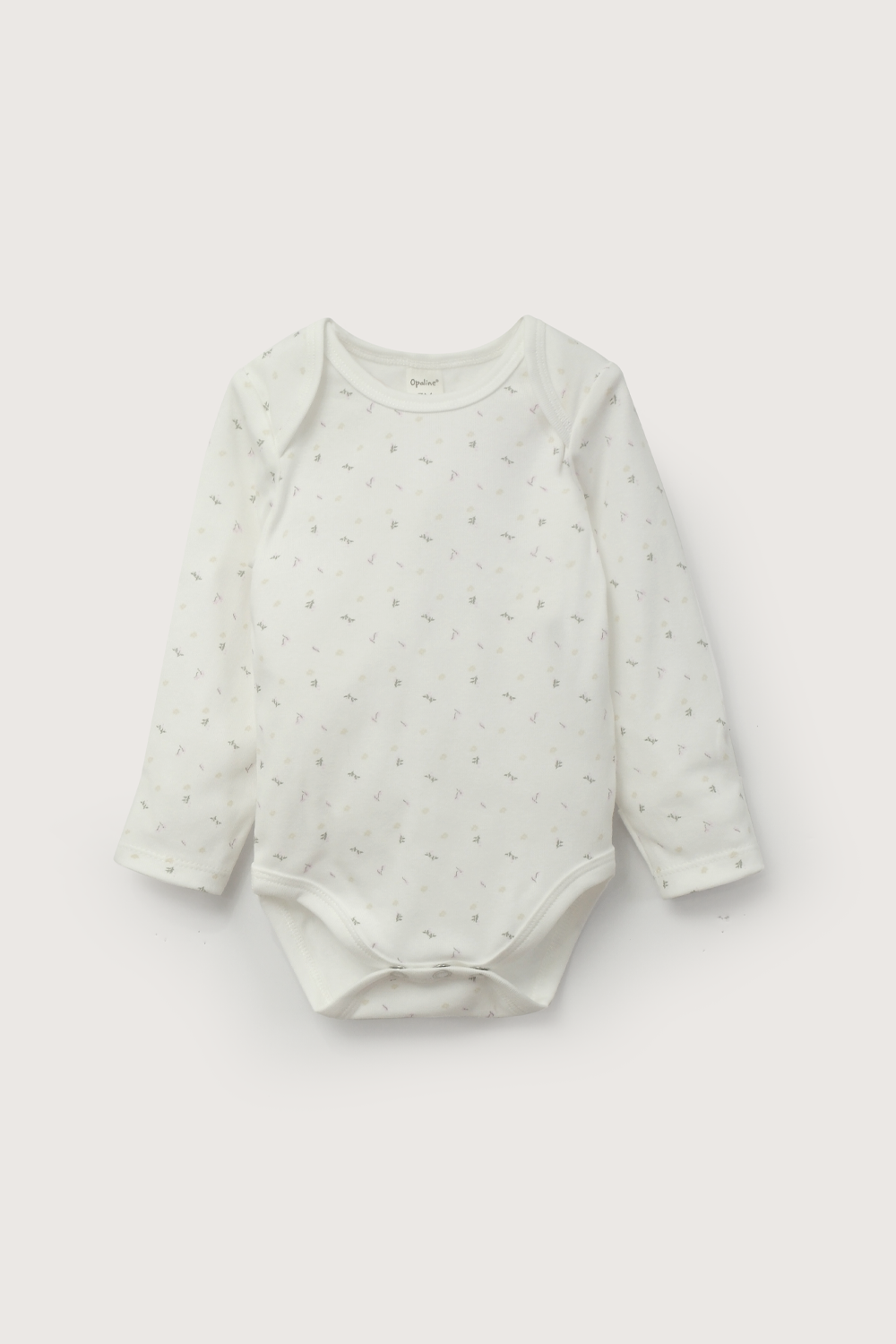 Conjunto 3 piezas osito, body y pantalón lila de bebé niña-4