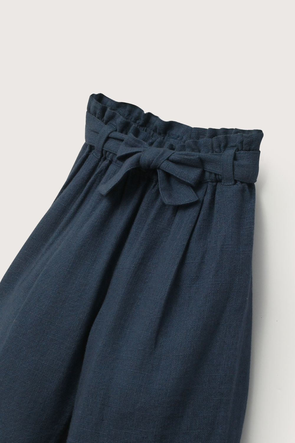 Pantalón palazzo azul de niña-3