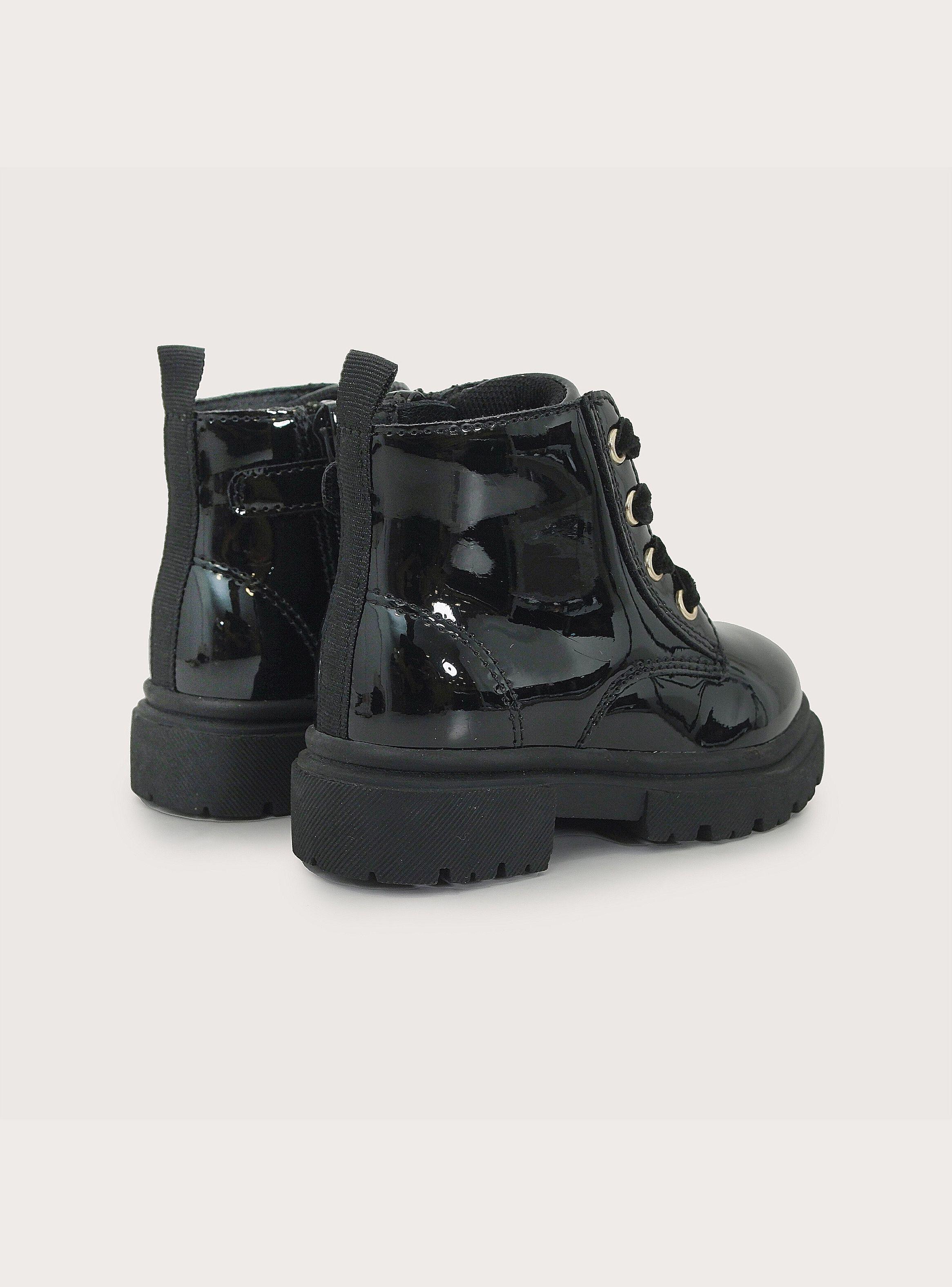 Botín Casual Cordon Negro Niña-4