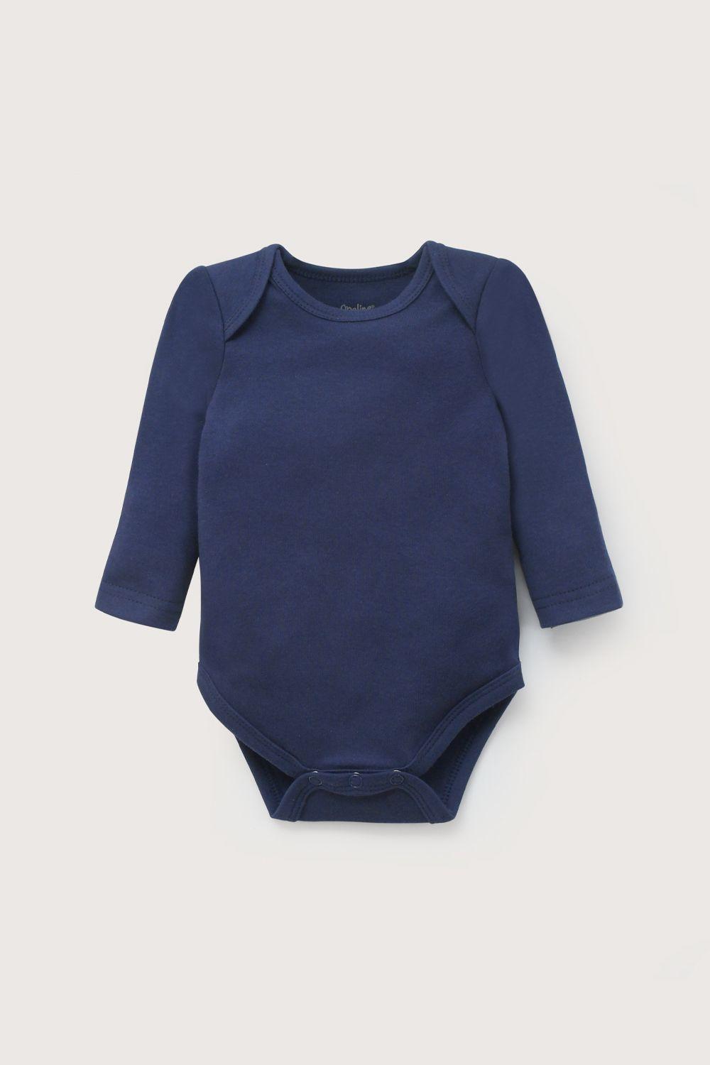 Conjunto 5 piezas azul con estrellas de bebé niño-3