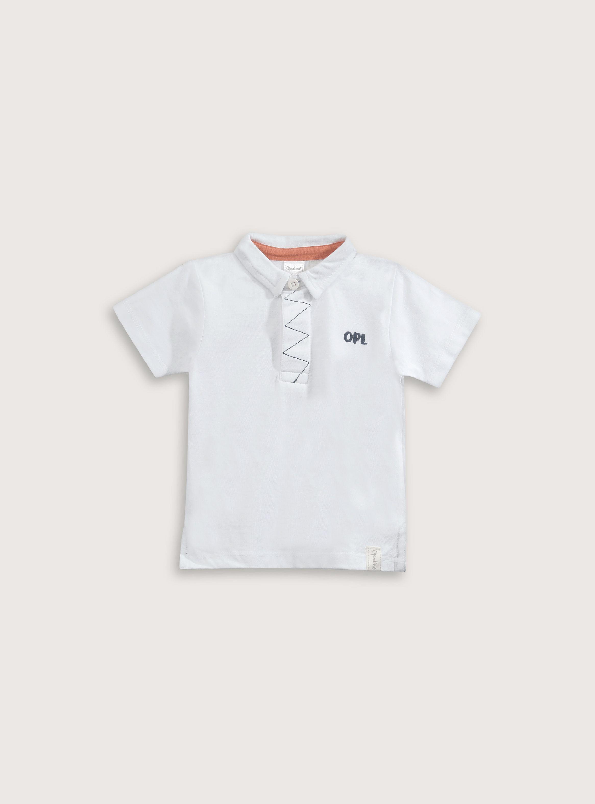 Polera Niño Blanco 39603 Opaline-0