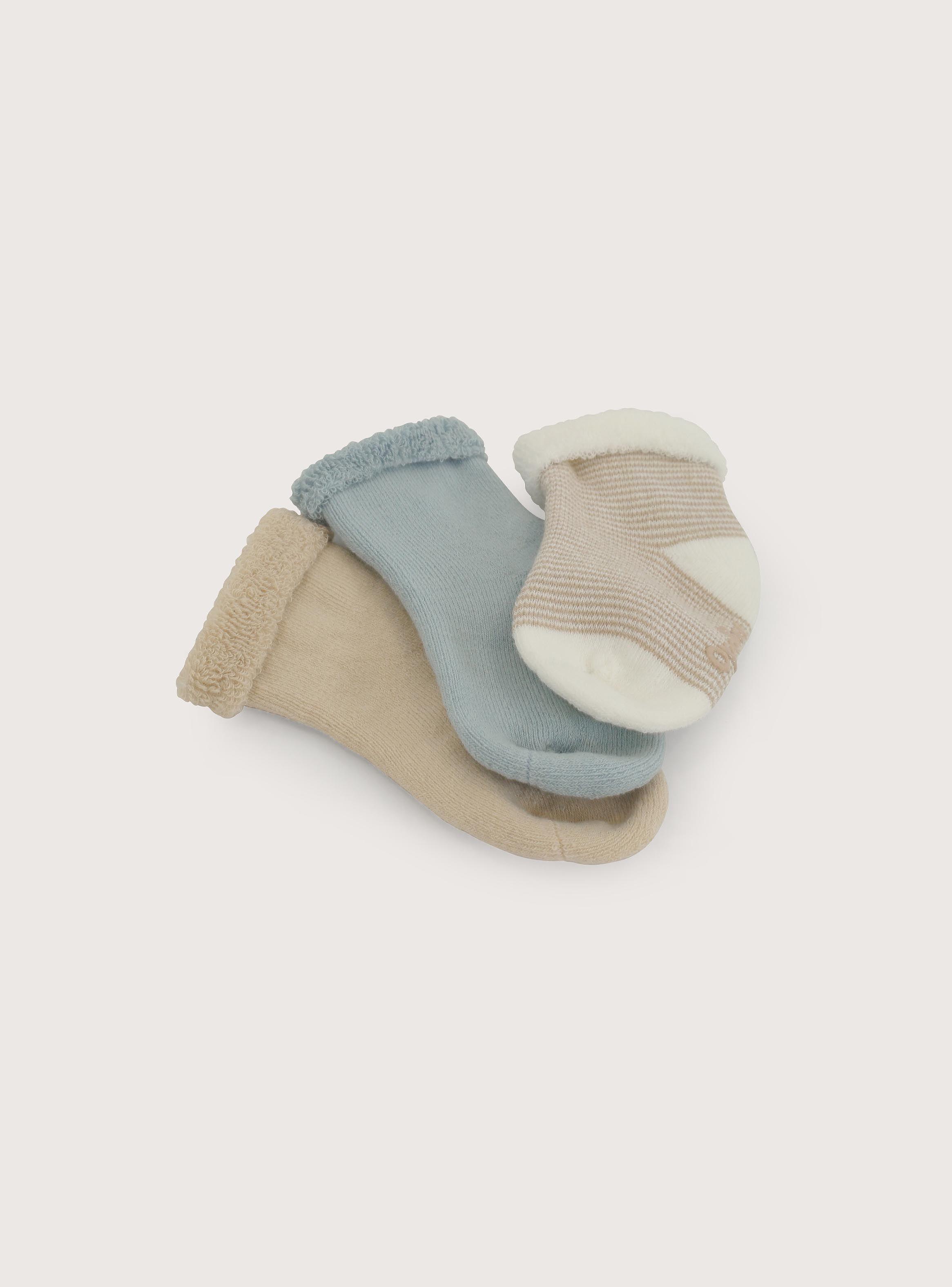 Pack De 3 Calcetines Azul Bebe Opaline-2