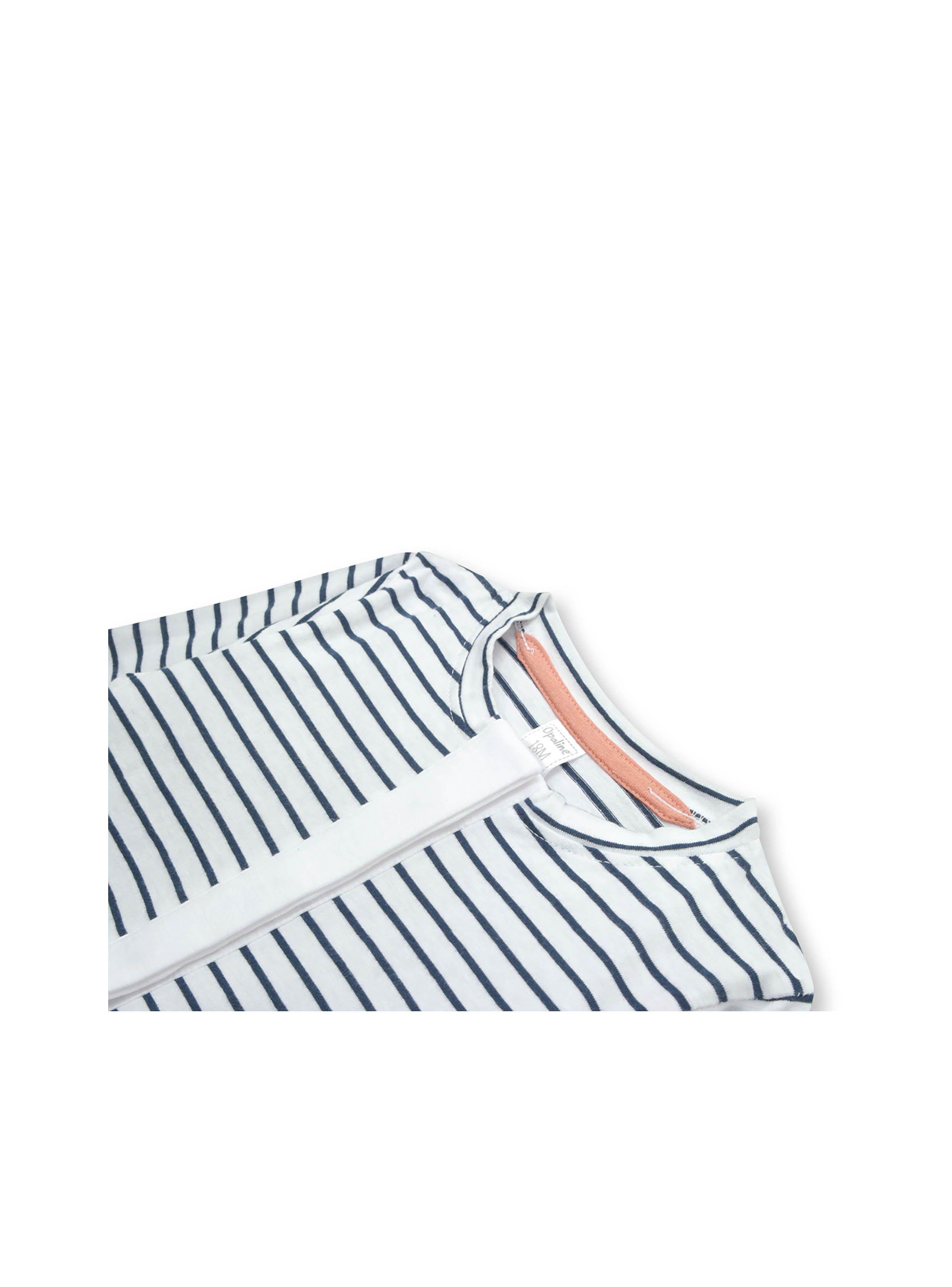 Polera De Niño Con Tapeta Blanco (6M A 4A) Opaline-2