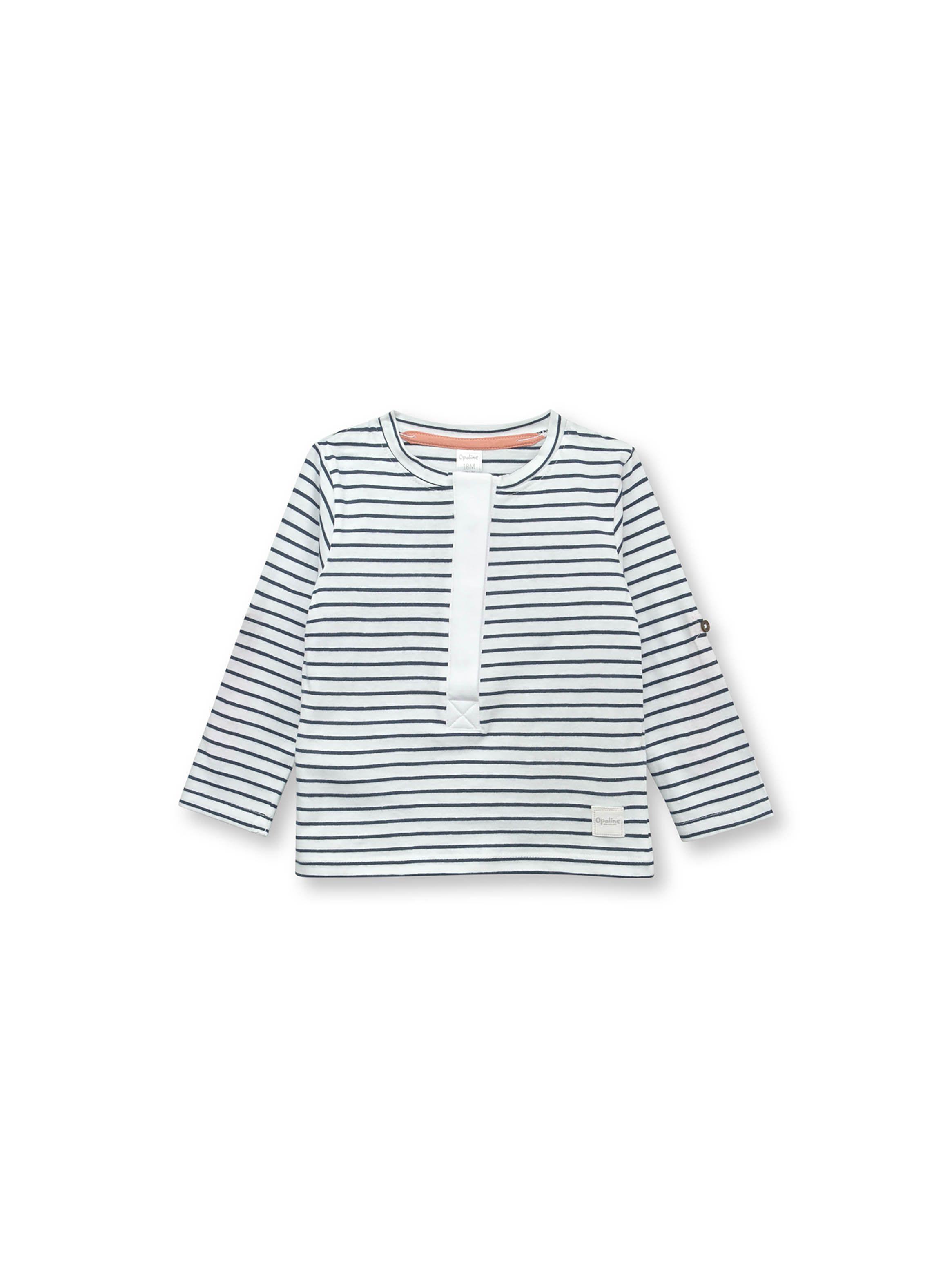 Polera De Niño Con Tapeta Blanco (6M A 4A) Opaline-0