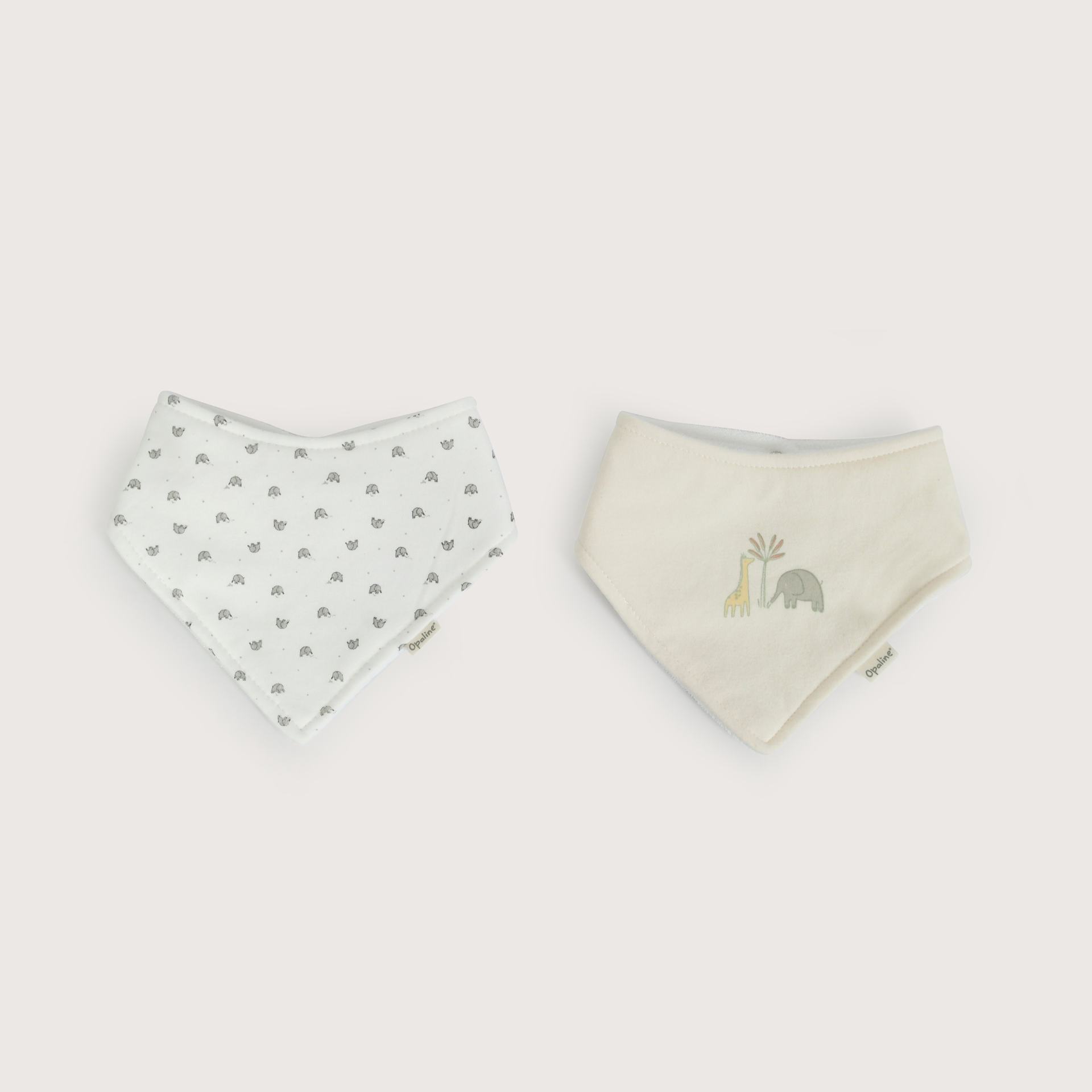 Pack de 2 baberos triangulares niño-1